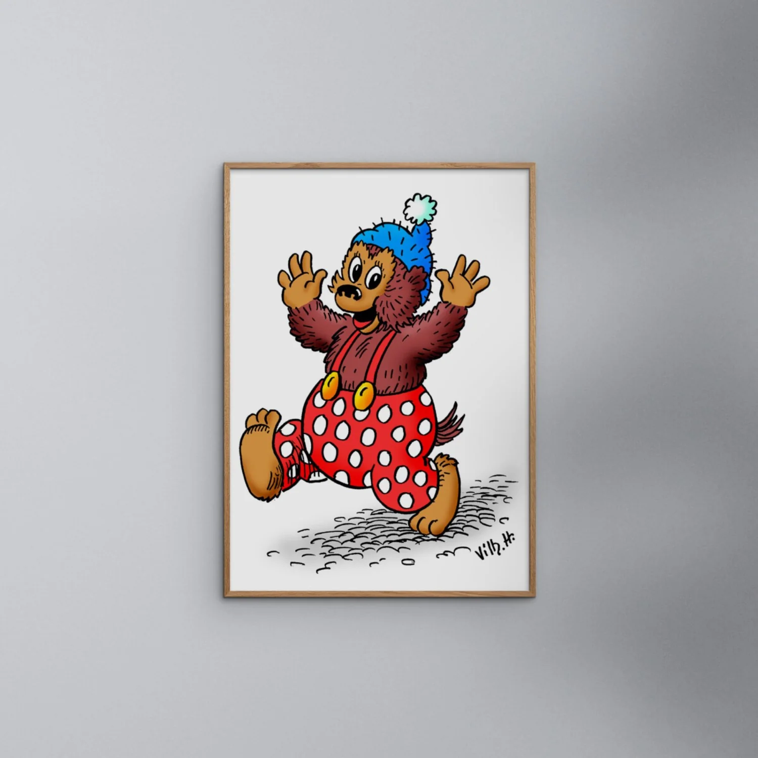 Poster & Frame Dansk Plakatkunst - Rasmus Klump - Image 2