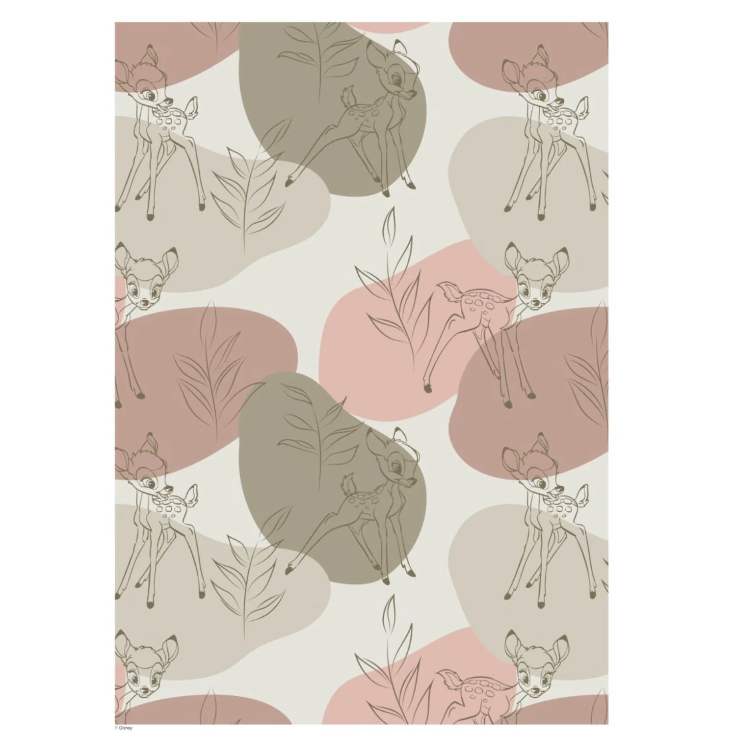 Poster & Frame Disney - Green Bambi Outline