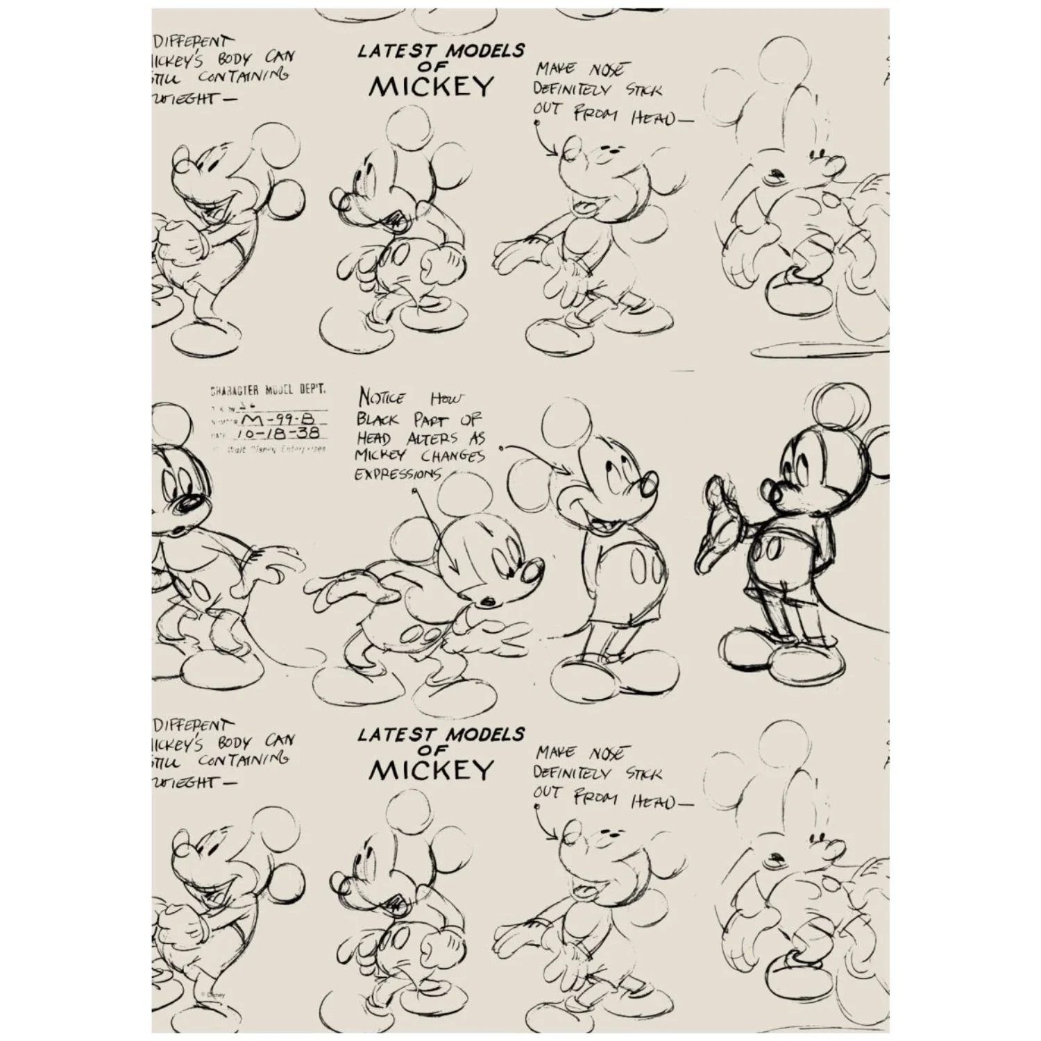 Poster & Frame Disney - Latest Models Of Mickey