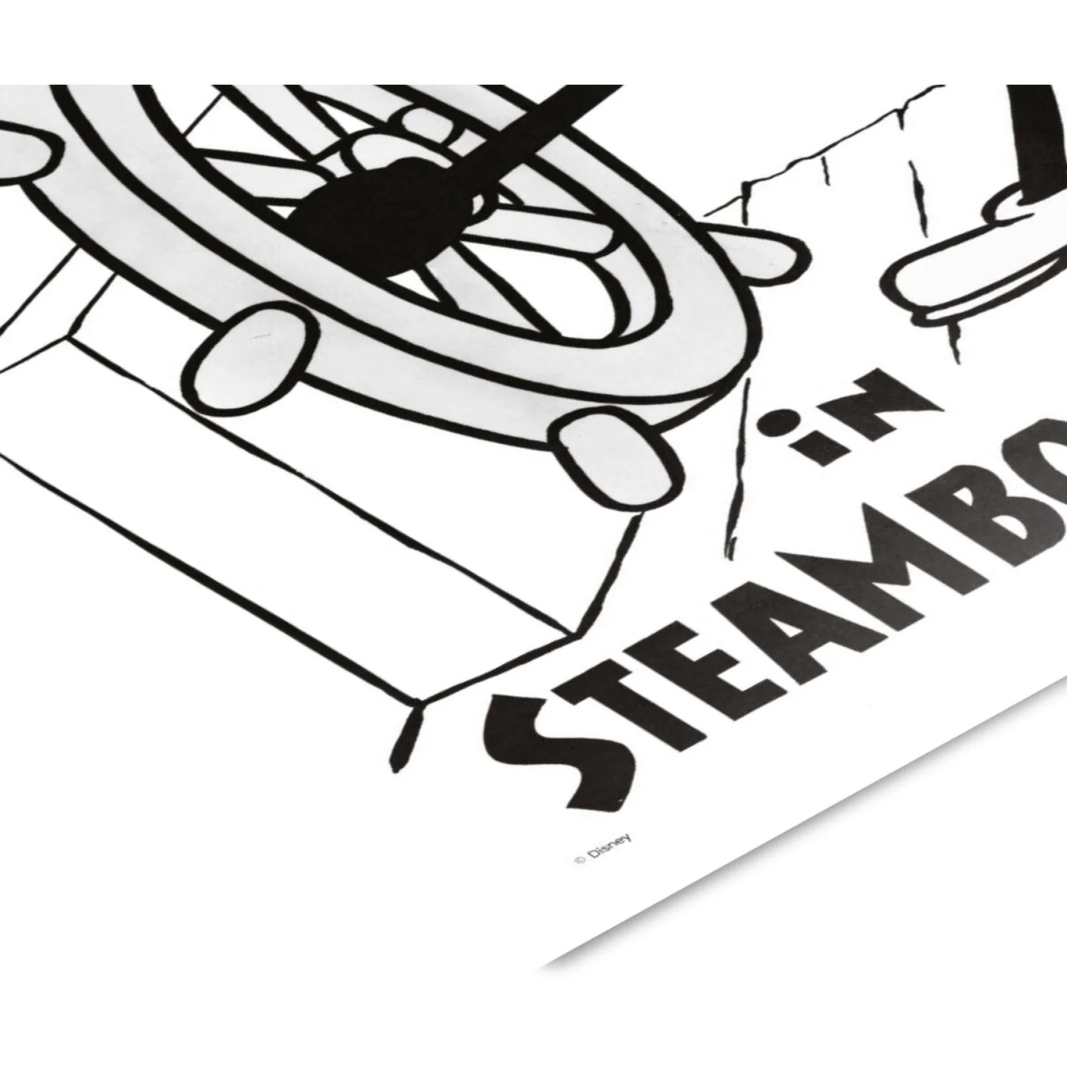 Poster & Frame Disney - Mickey In Steamboat Willie - Image 3
