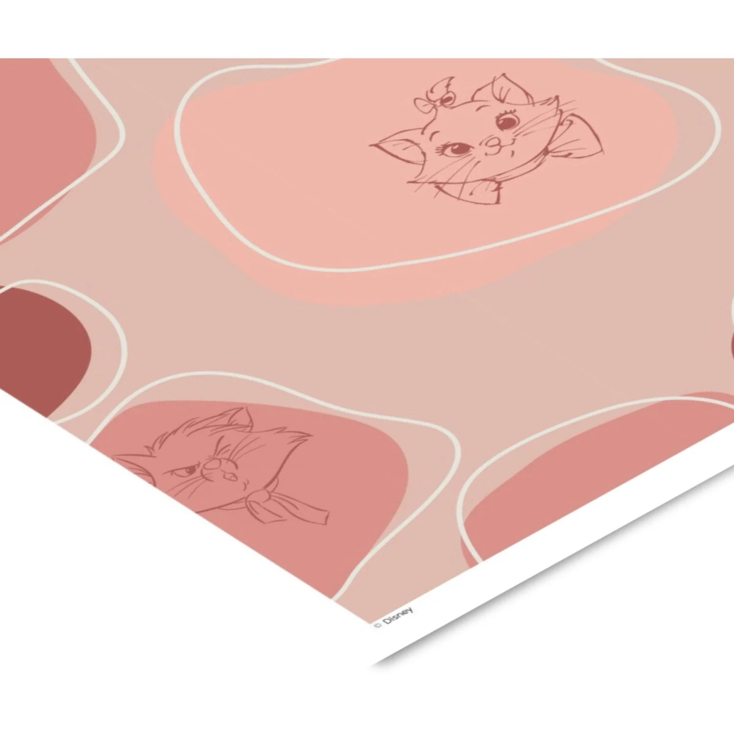 Poster & Frame Disney - Pink & Red Aristocats - Image 3