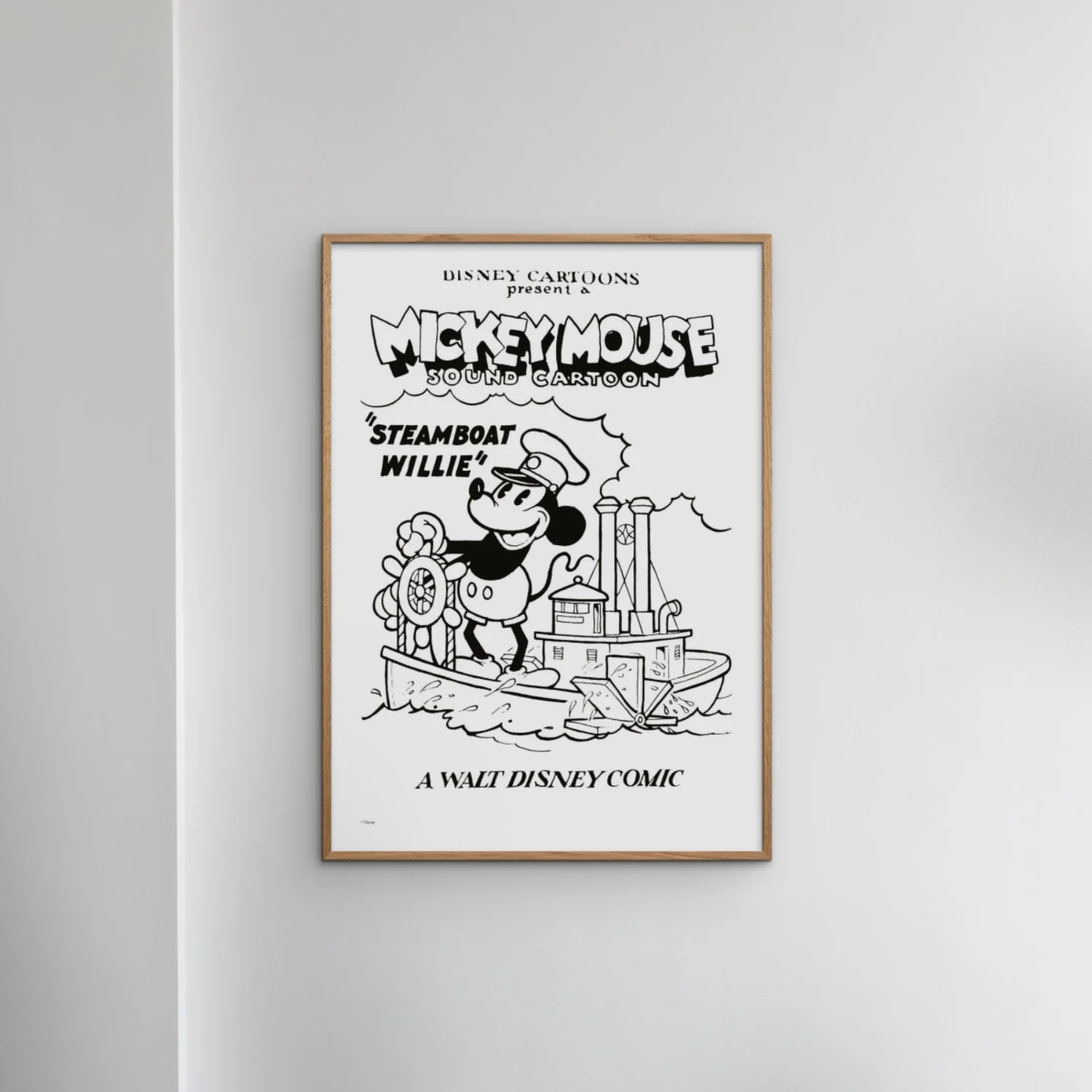 Poster & Frame Disney - Steamboat Willie - Image 2