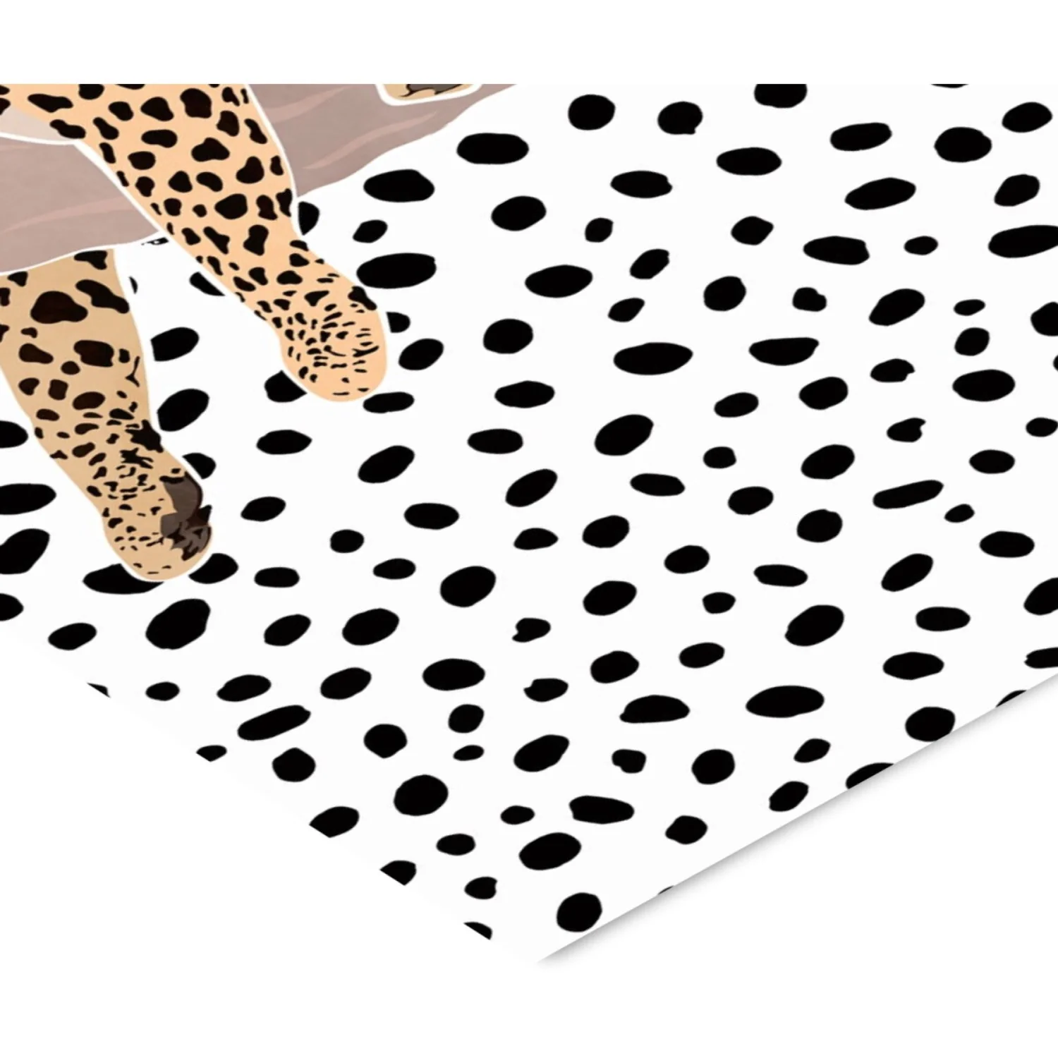 Poster & Frame Sarah Manovski - Leopard Sleeping Polkadots - Image 3