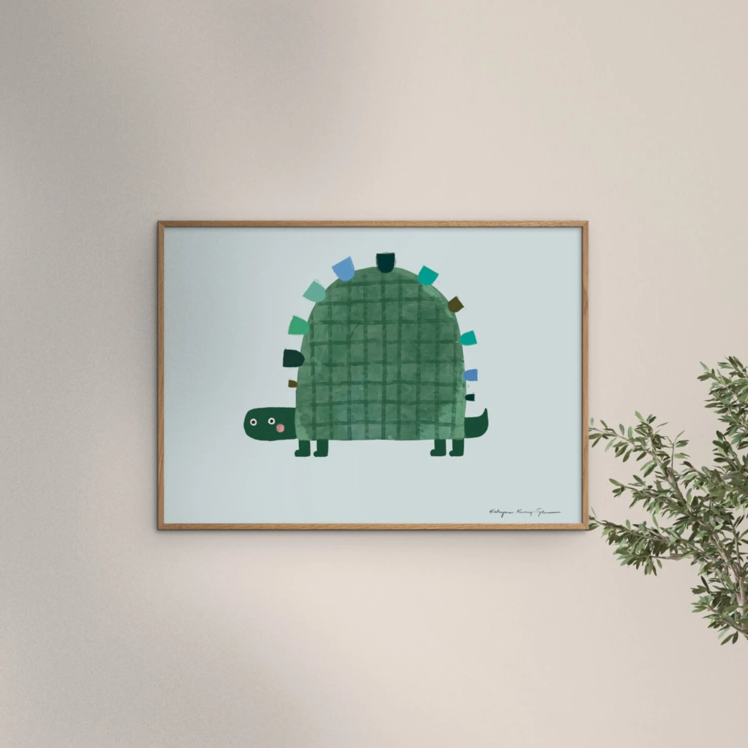Poster & Frame Wild Apple - Turtle - Image 2