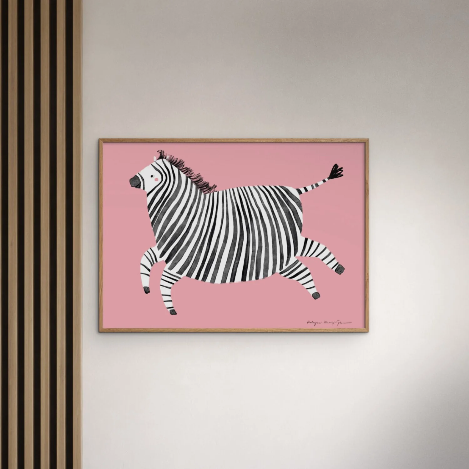 Poster & Frame Wild Apple - Zebra - Image 2