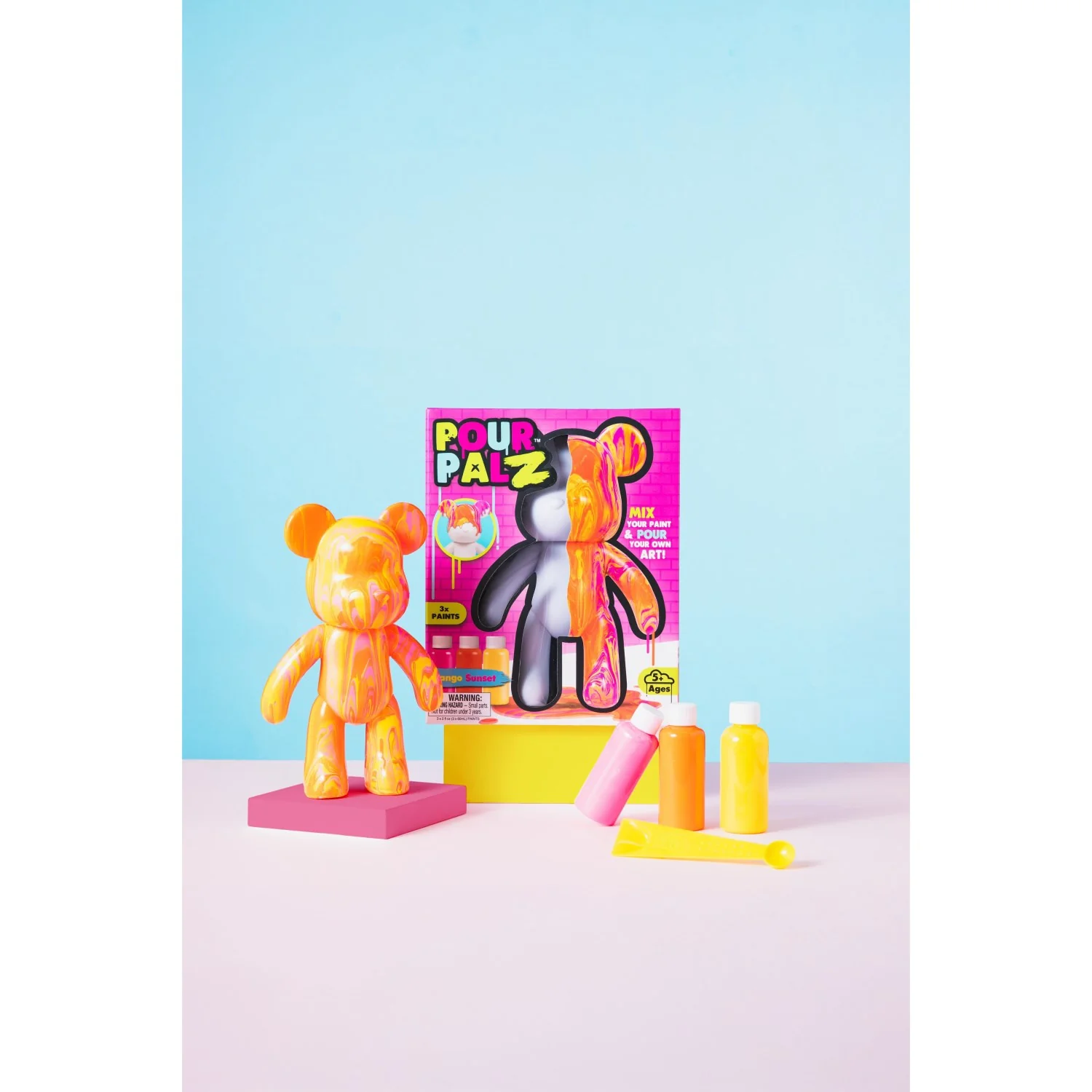 Pour Palz Diy Paint Bear Mango Magi - Image 6
