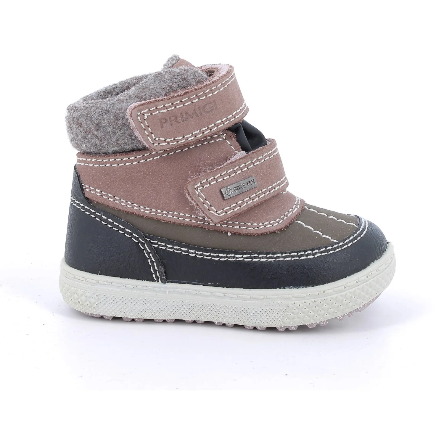 PRIMIGI Taupe/Ner/Beige Ankle Boots - Image 2
