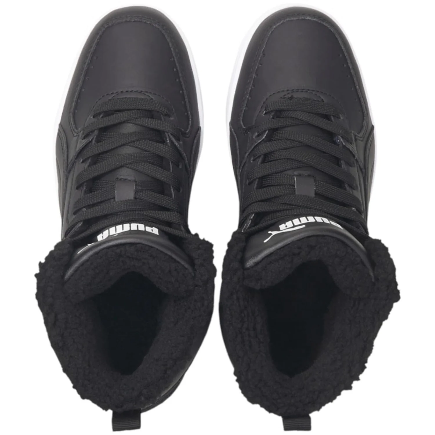 Puma Black Puma Rebound Joy Fur Jr Boot - Image 2