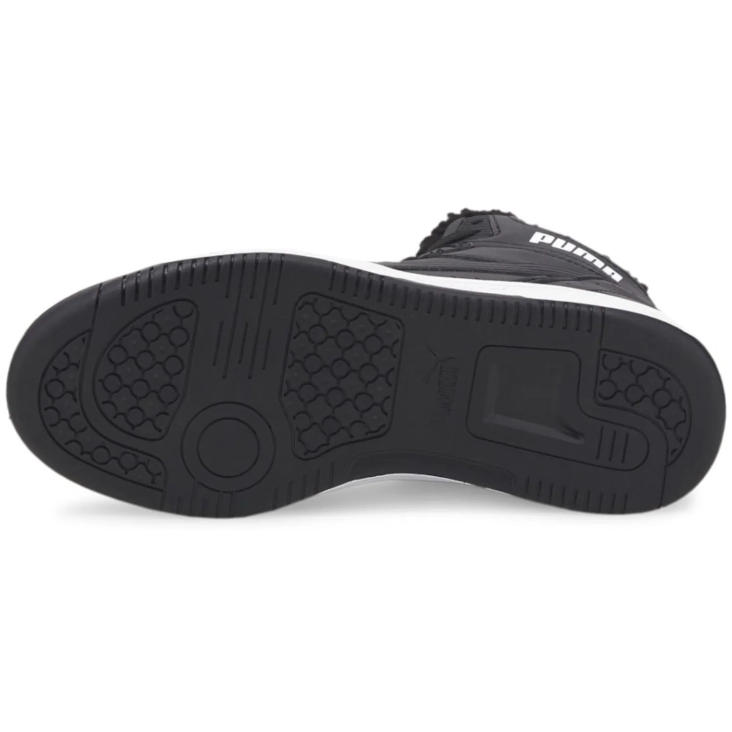 Puma Black Puma Rebound Joy Fur Jr Boot - Image 6