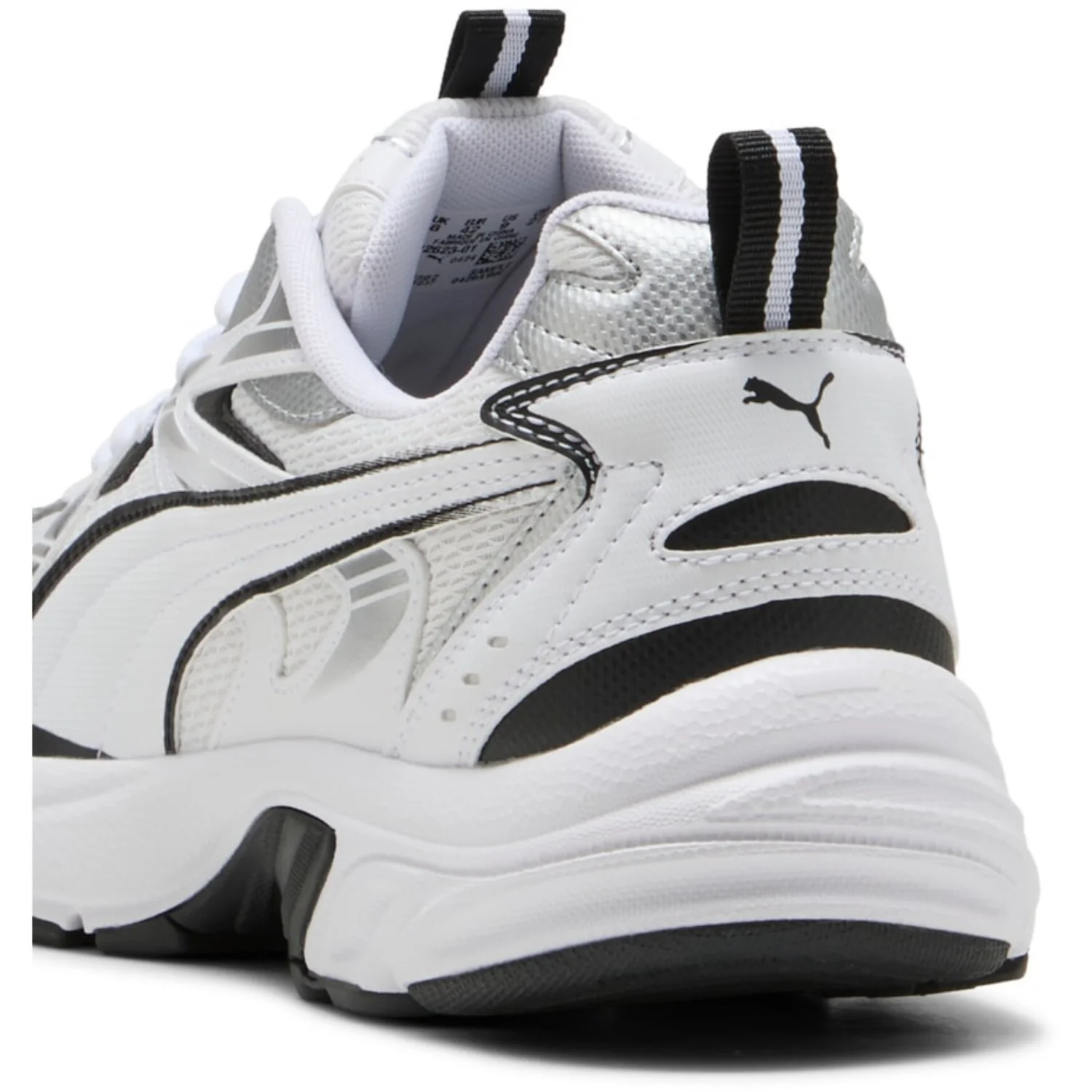 Puma White Milenio Tech Sneakers - Image 5