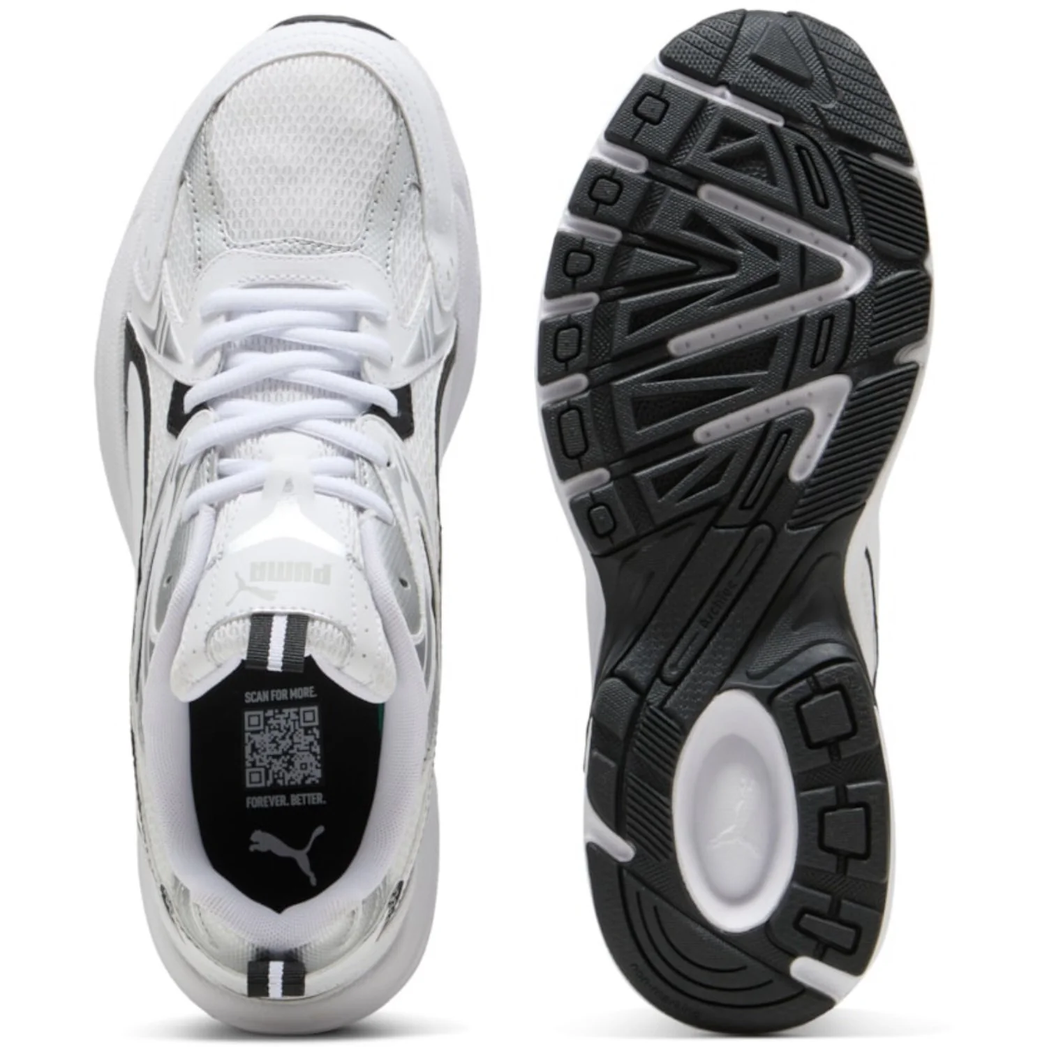 Puma White Milenio Tech Sneakers - Image 6