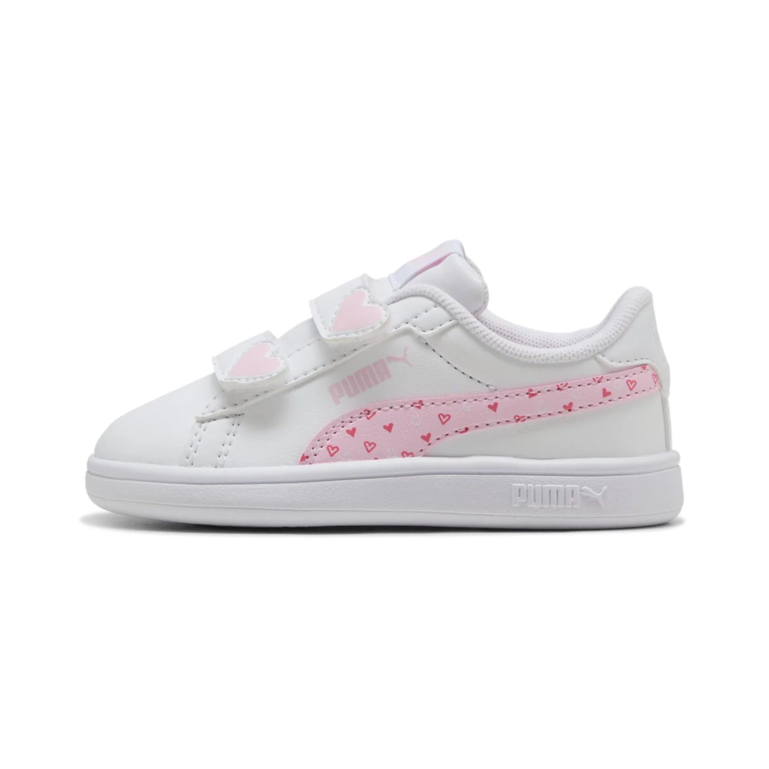Puma White-Pearl Pink Puma Smash 3.0 Hearty V Inf - Image 3