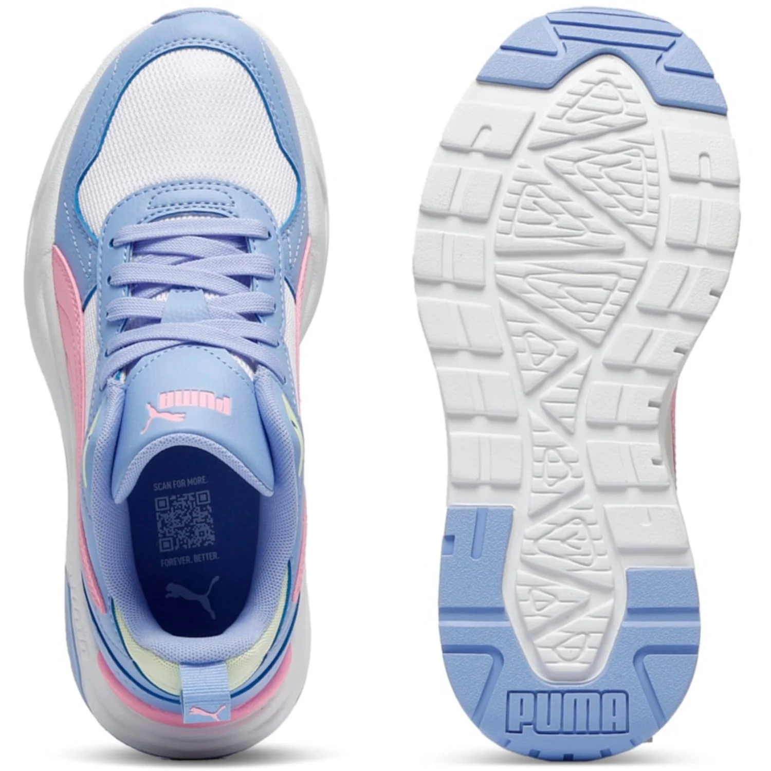 Puma White-Pink Shimmer-Intense Lavender Trinity 2 LT Jr - Image 6
