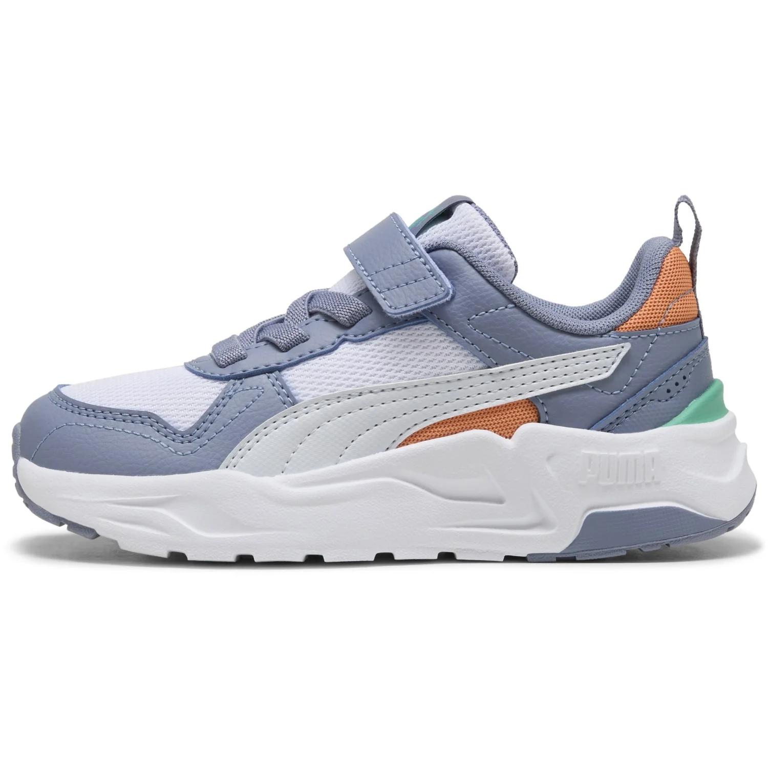 Puma White-Silver Mist-Gray Sky Trinity 2 LT AC+ PS - Image 2