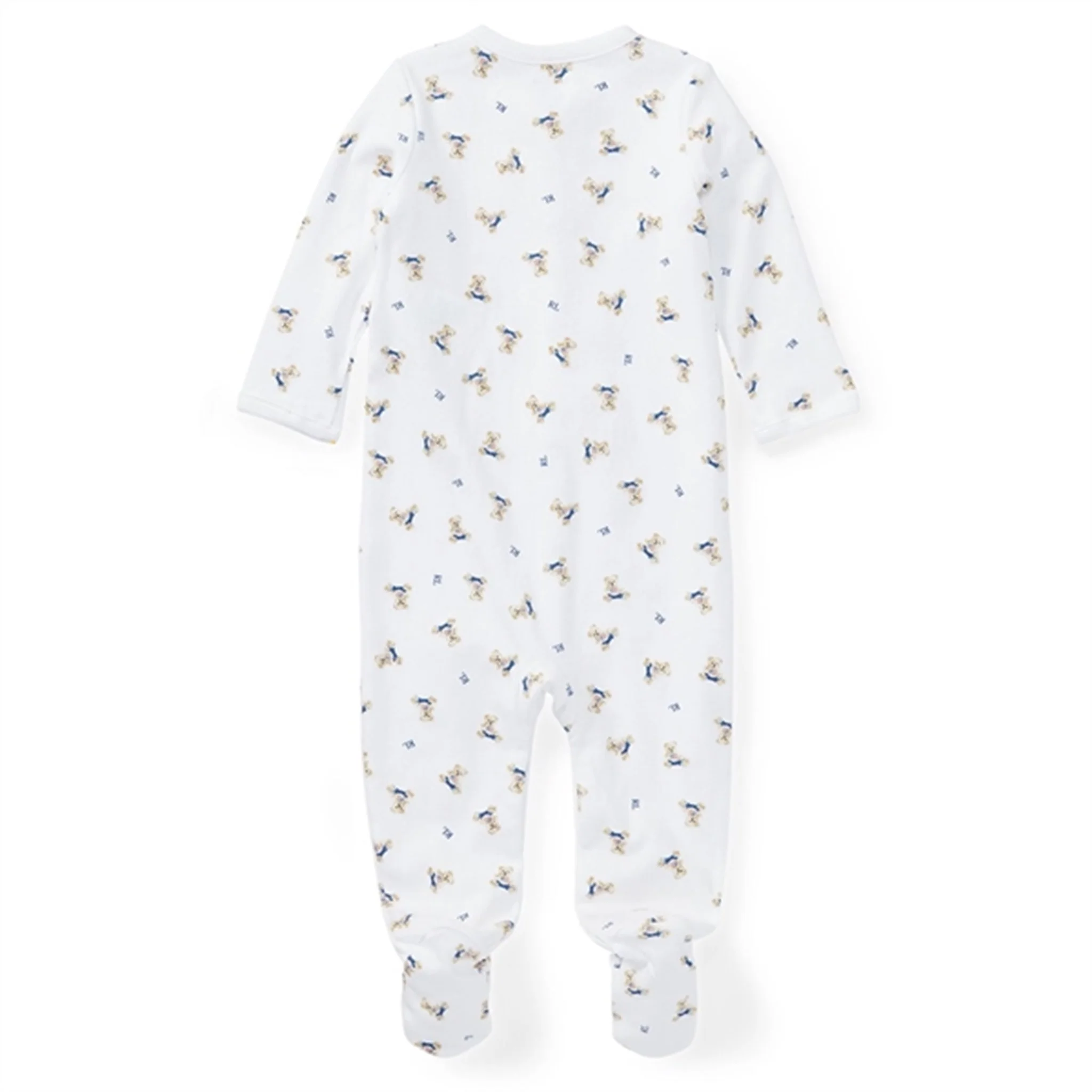 Ralph Lauren Baby Boy Jumpsuit White/Blue Multi - Image 2