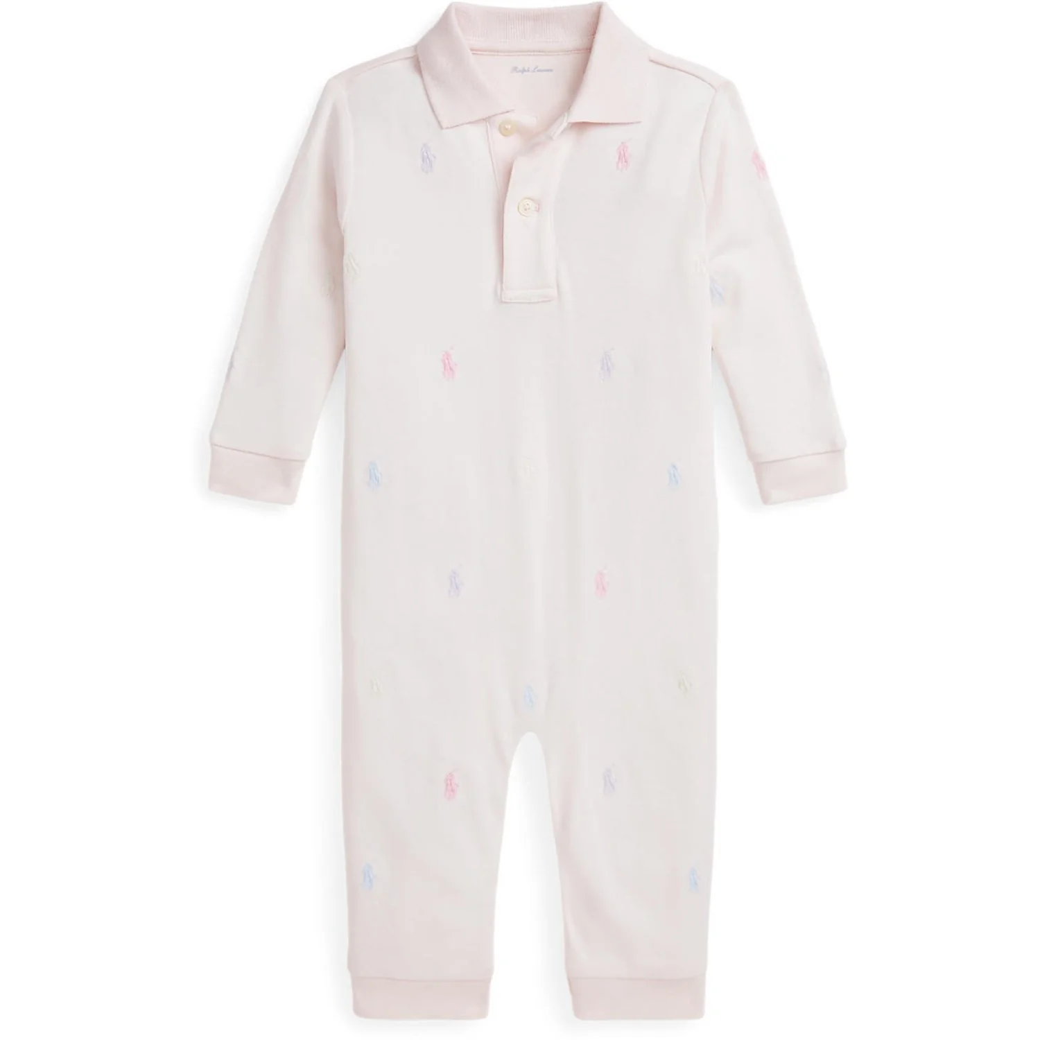 Ralph Lauren Baby Delicate Pink Coverall