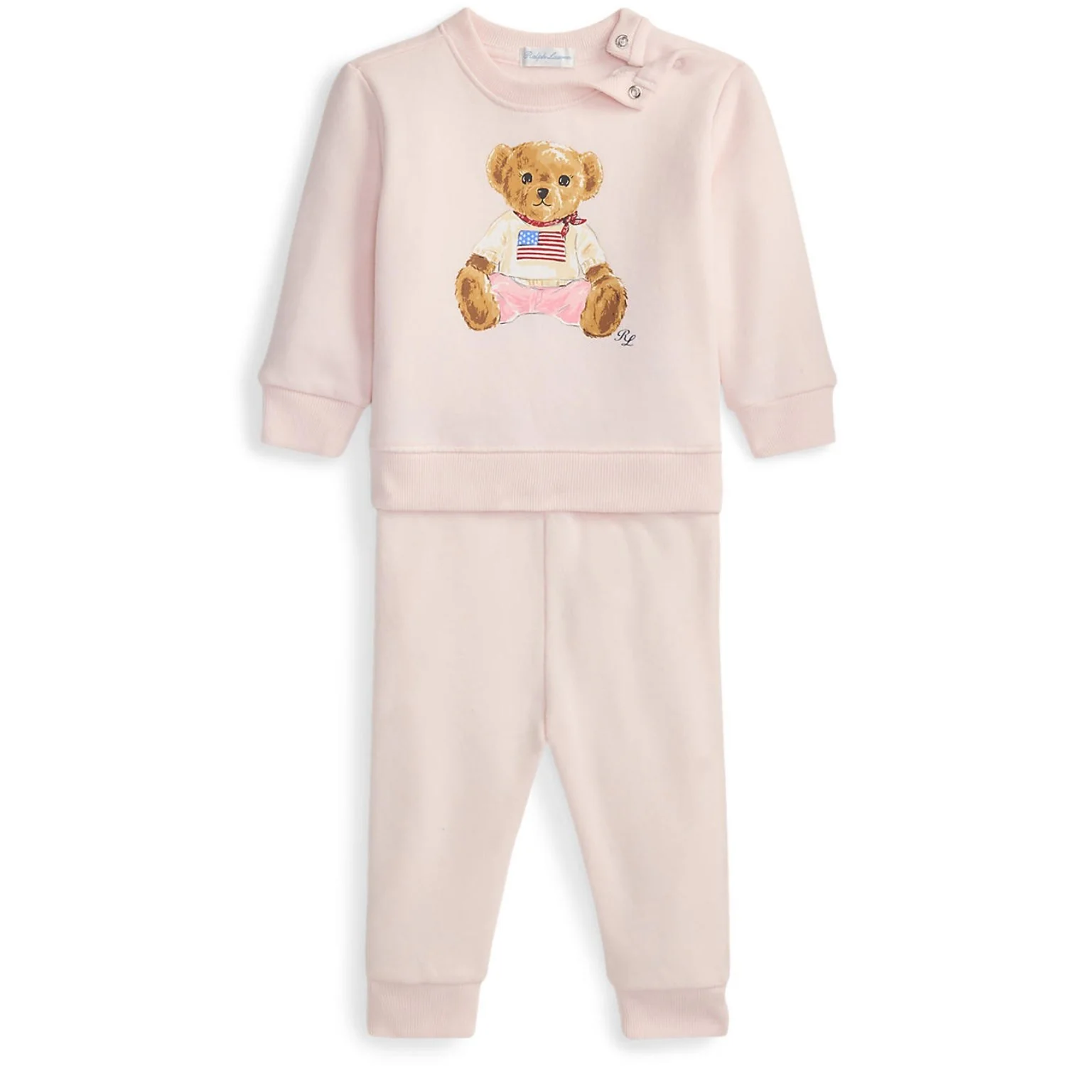 Ralph Lauren Baby Delicate Pink Pant Set