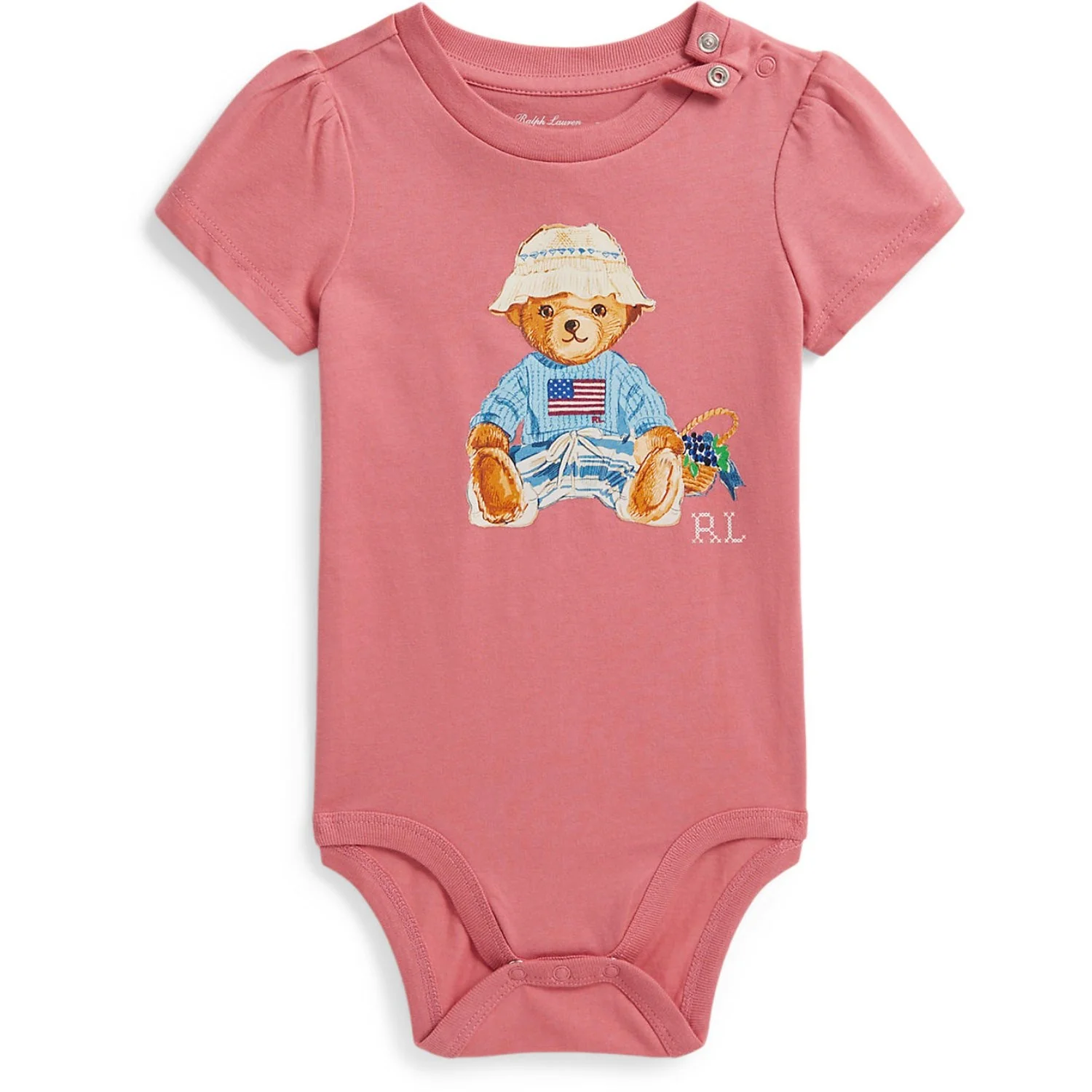 Ralph Lauren Baby Desert Rose Bodysuit