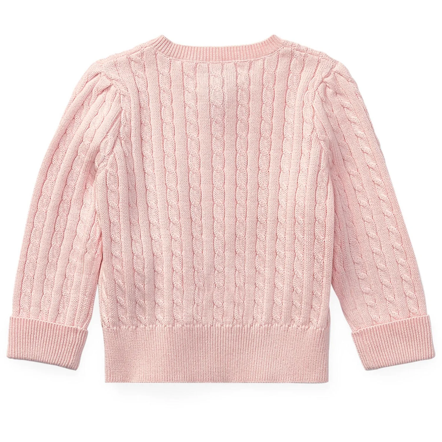Ralph Lauren Baby Hint Of Pink Baby Girl Cardigan - Image 2