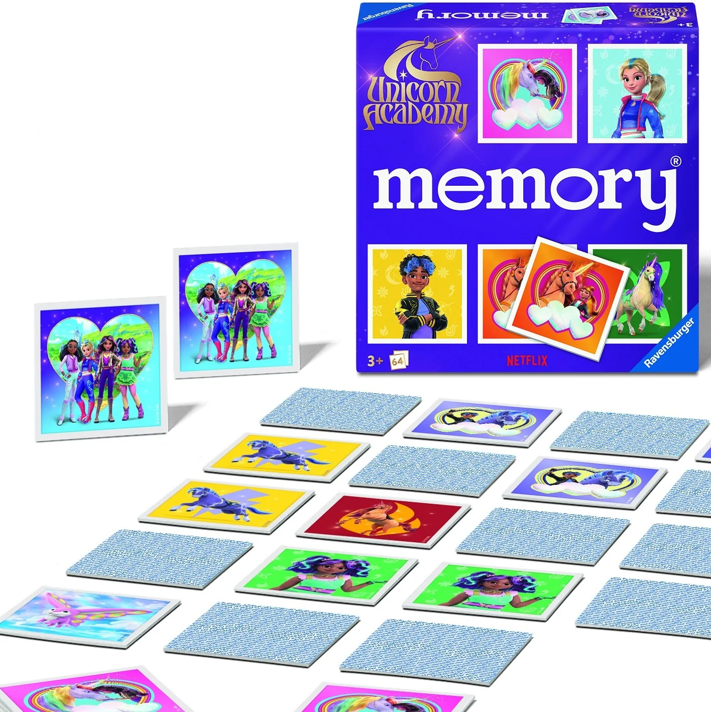 Ravensburger Unicorn Academy Memory® - Memory Game - Image 2
