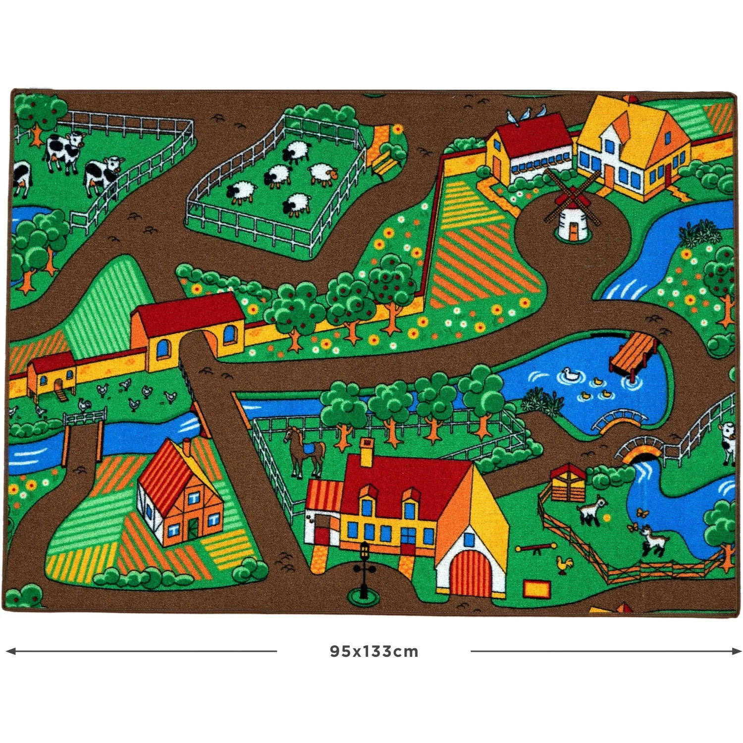 Rebel Roads Farm Life Carpet - 95 X 133 Cm - Image 4