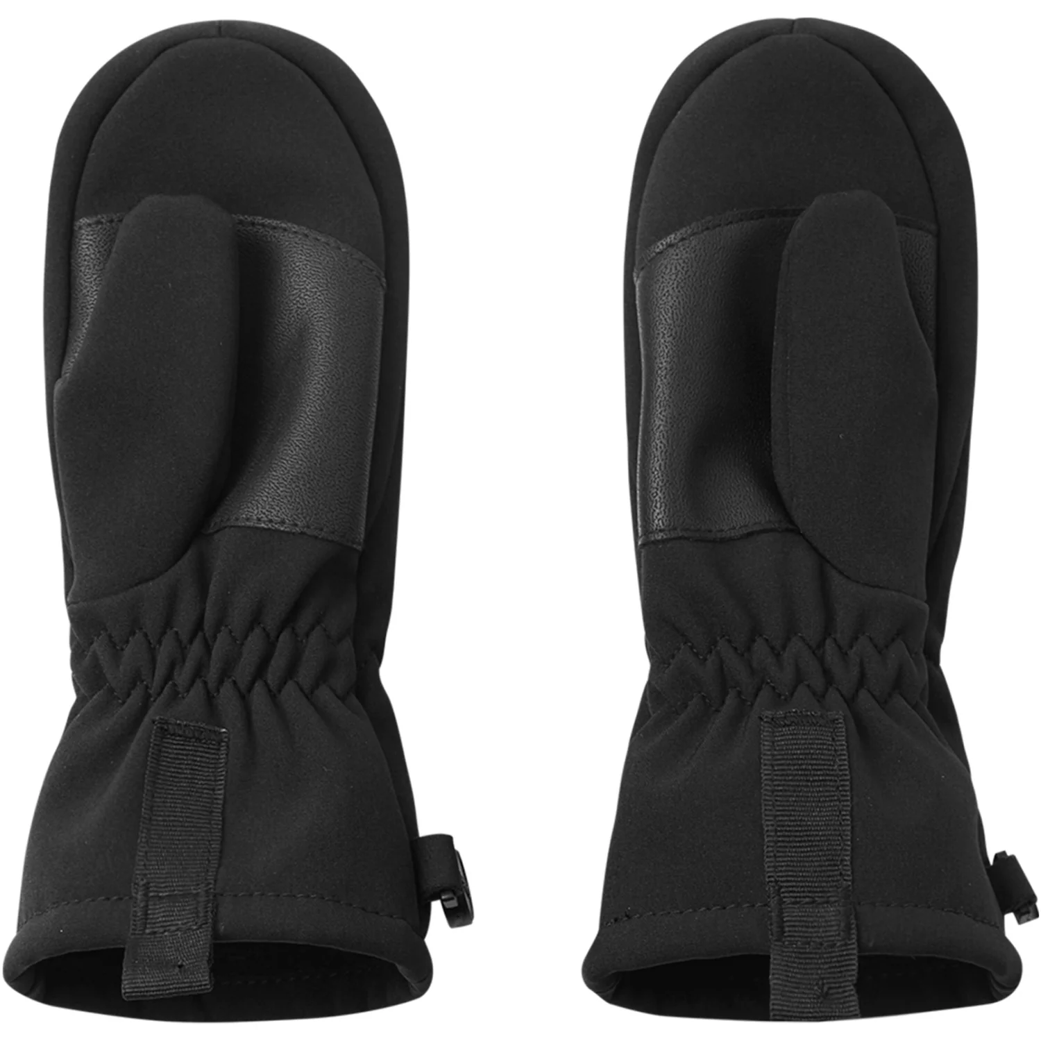 Reima Black Osaten Black Softhell Mittens - Image 4