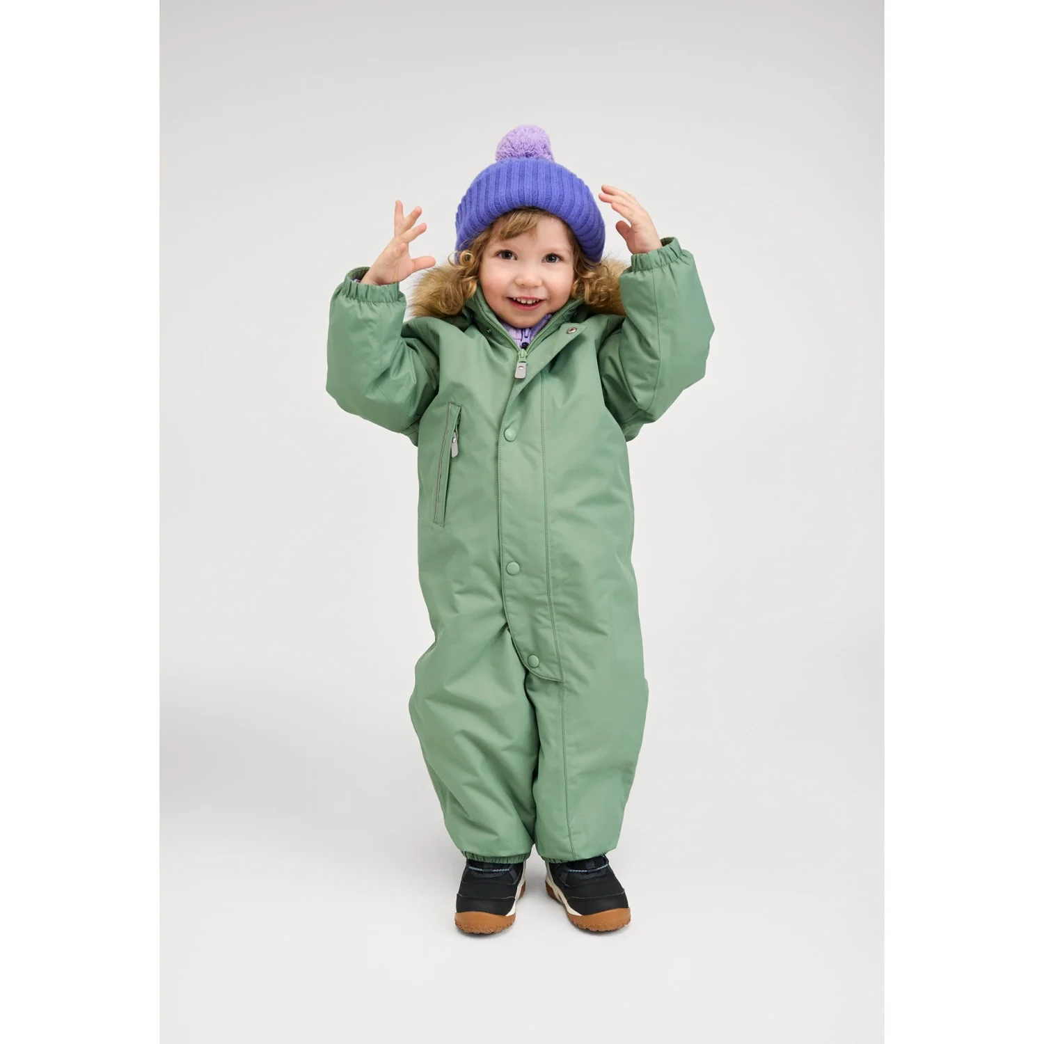Reima Gotland Green Clay Reimatec Vinter Snowsuit - Image 2