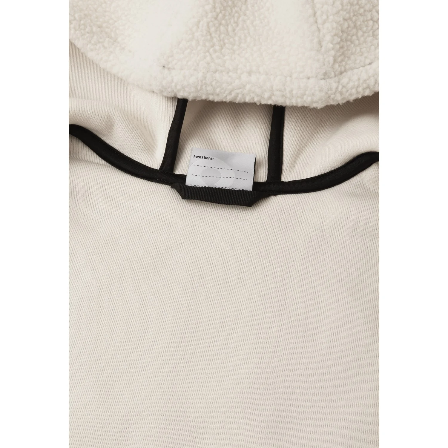 Reima Light Beige Turbo Light Beige Fleece hoodie - Image 4