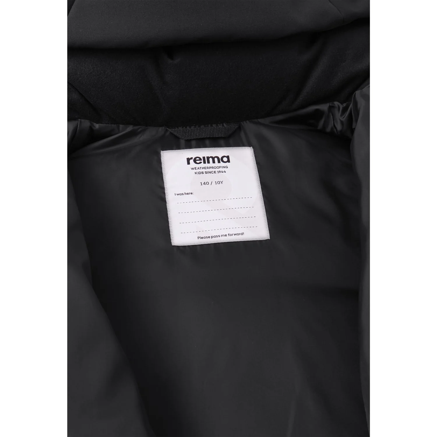 Reima Ranua Black Dynejakke - Image 4