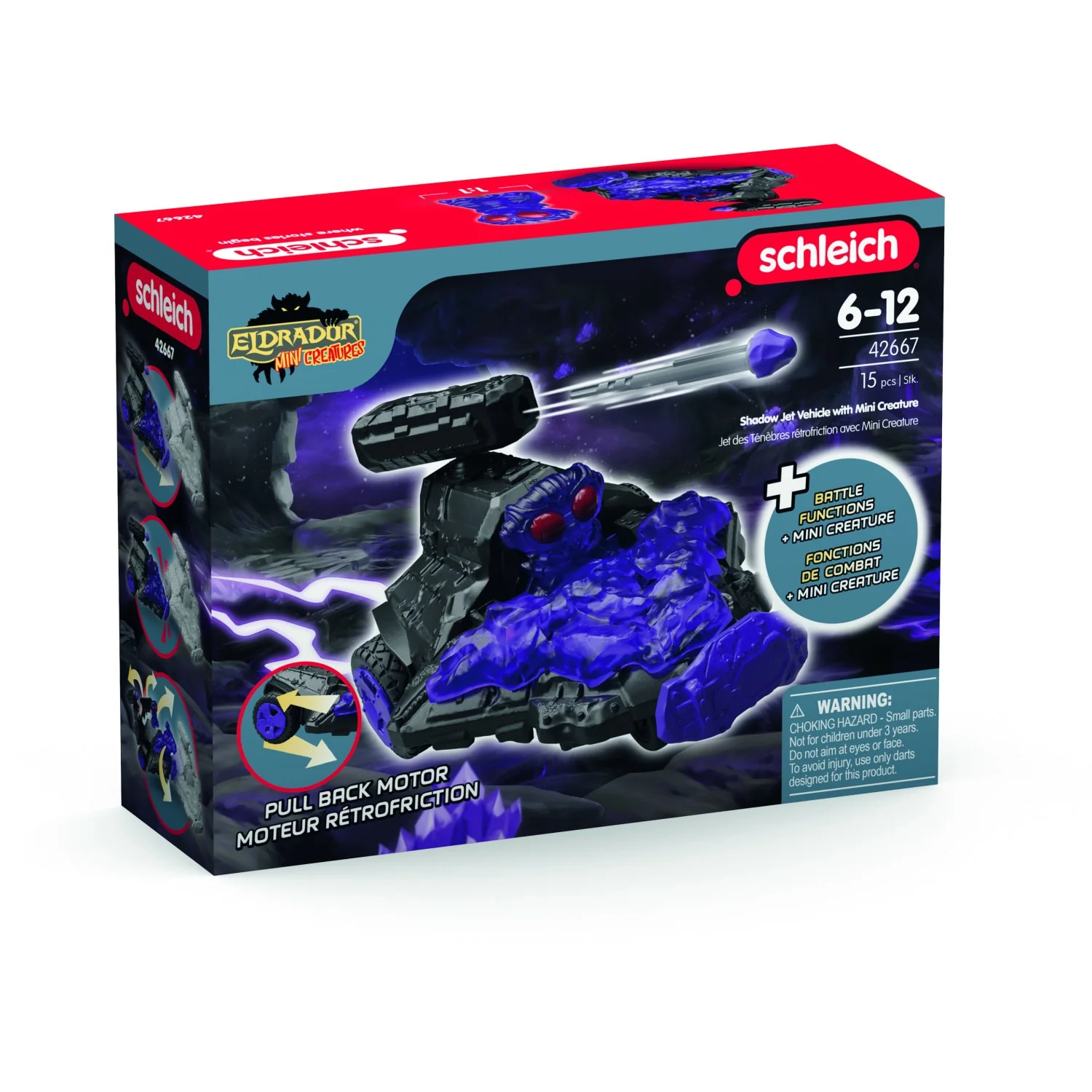 Schleich Shadow Jet Vehicle With Mini Creature - Image 4