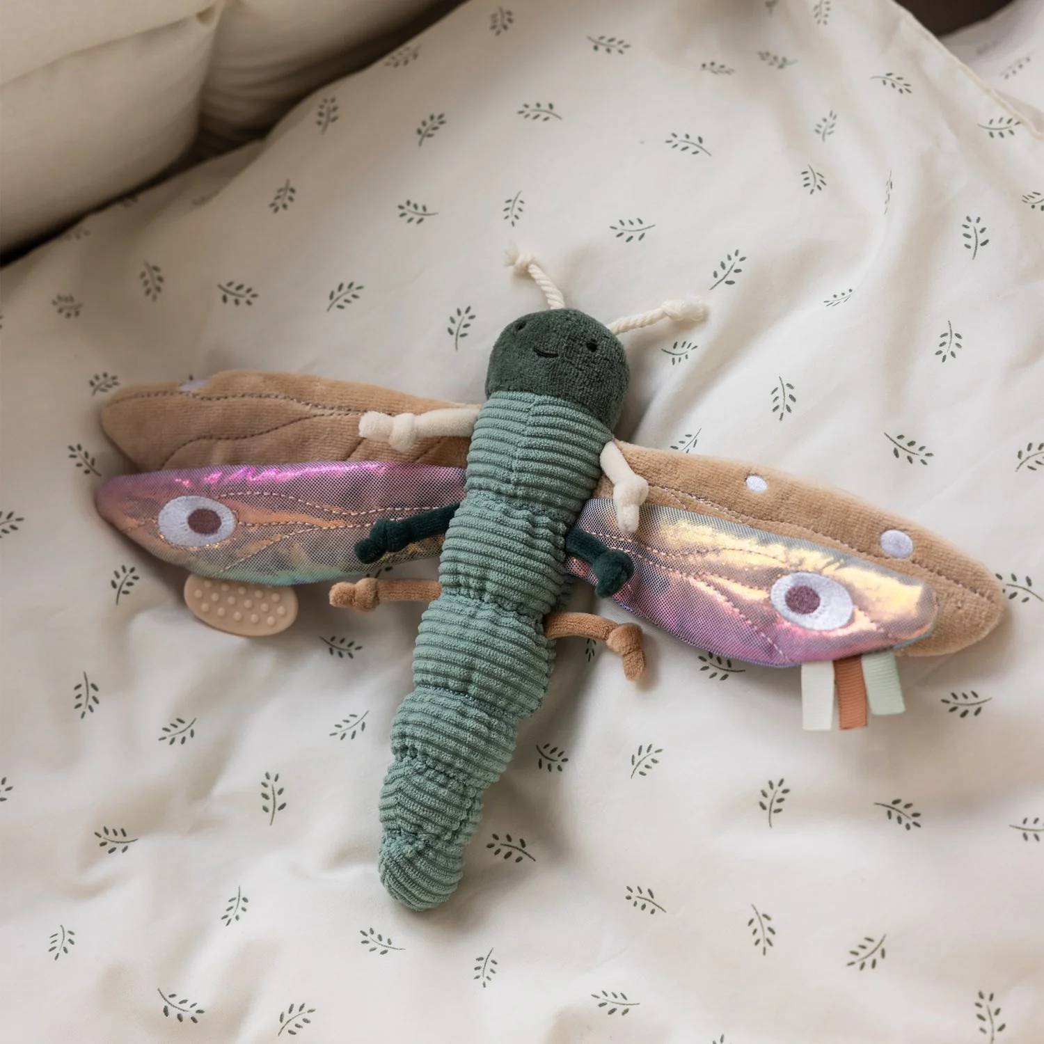 Sebra Green Dragonfly Activity Hanging Toy - Image 2