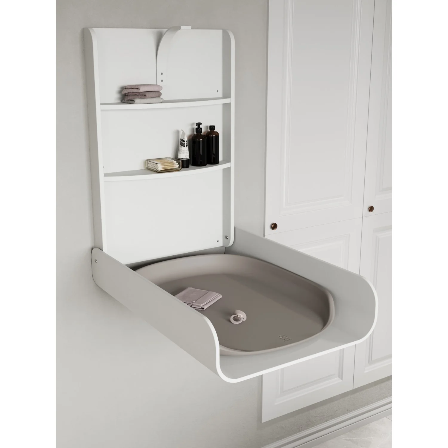 Sebra White Sebra Wall Mounted Changing Table - Image 4