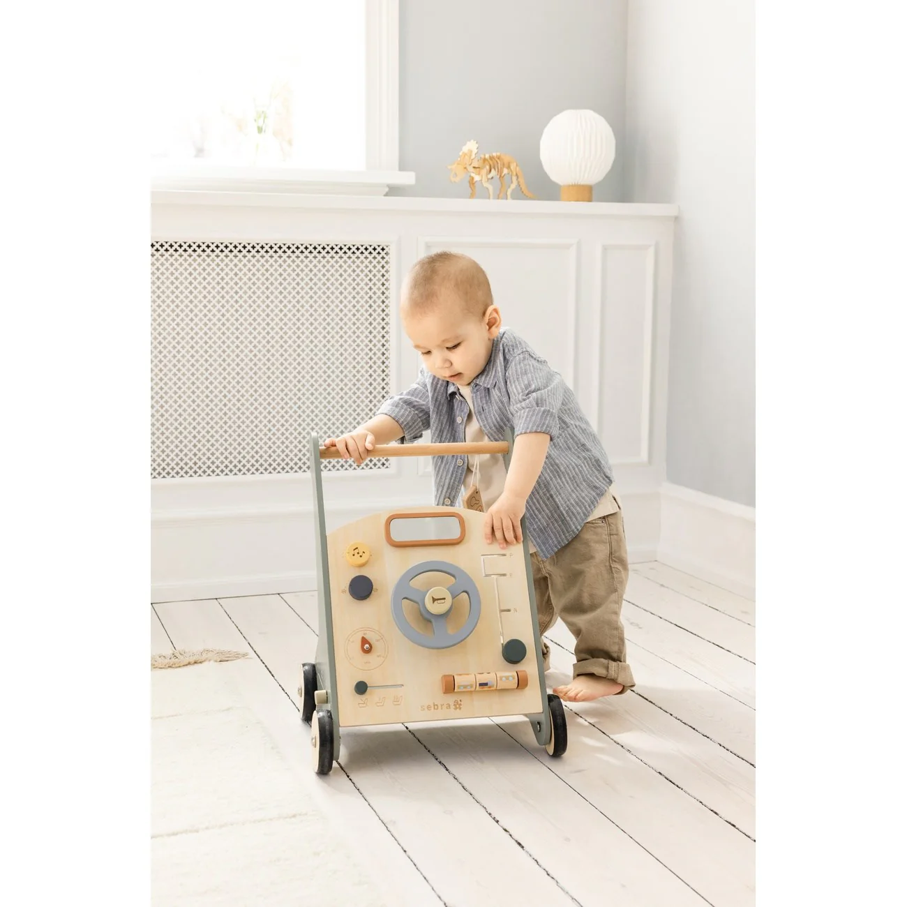 Sebra Wooden Activity Walker Car - Image 12