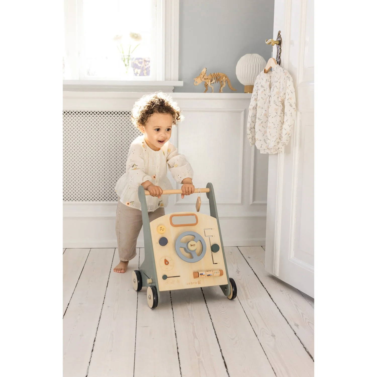 Sebra Wooden Activity Walker Car - Image 28