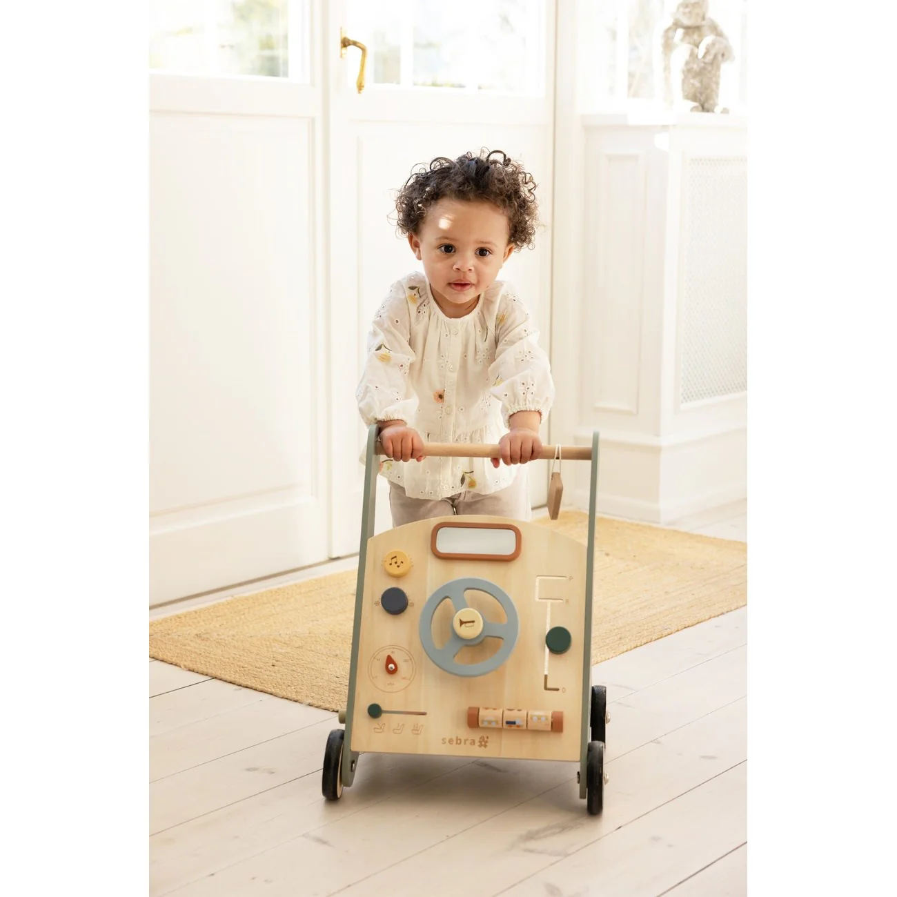 Sebra Wooden Activity Walker Car - Image 9