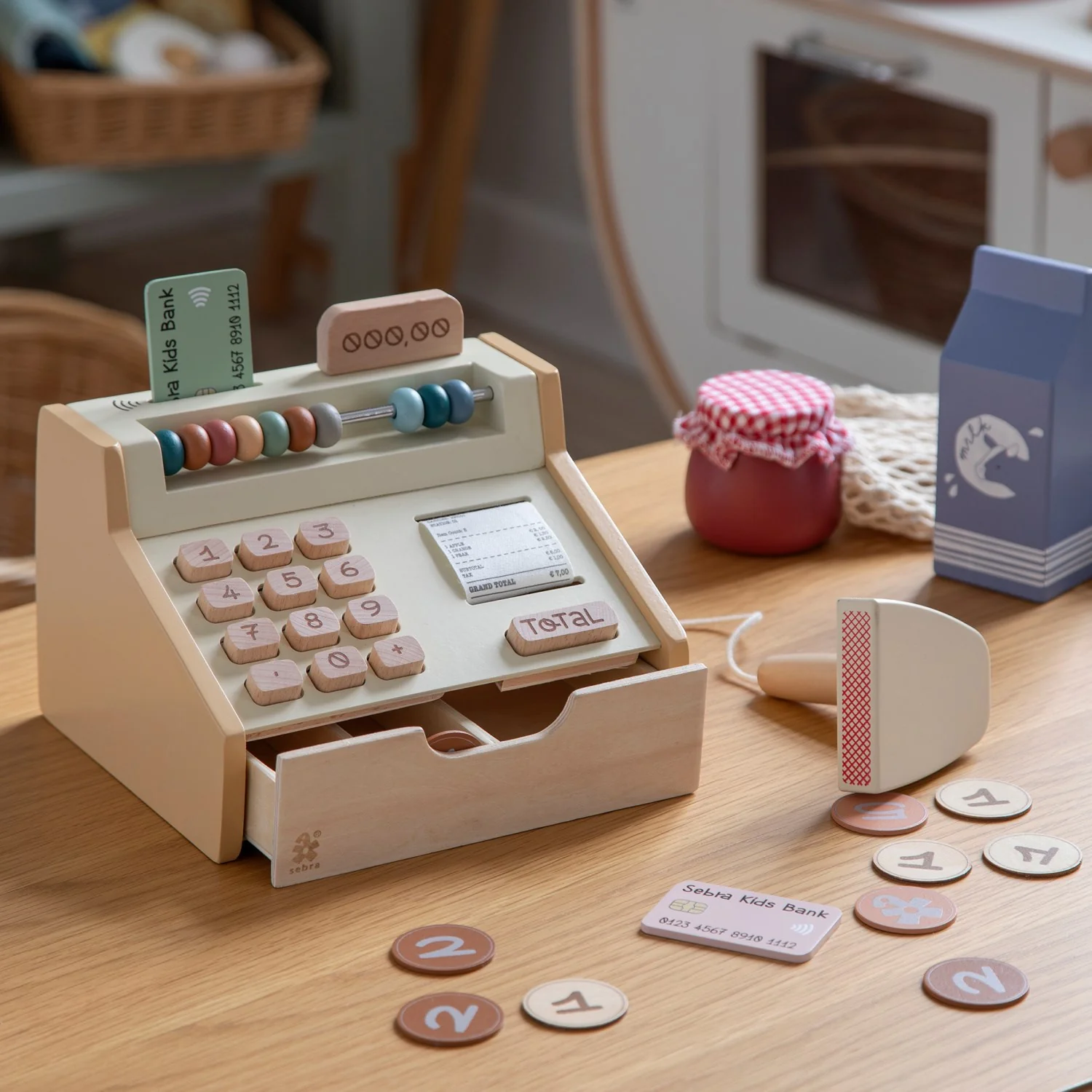 Sebra Wooden Sebra Cash Register - Image 2