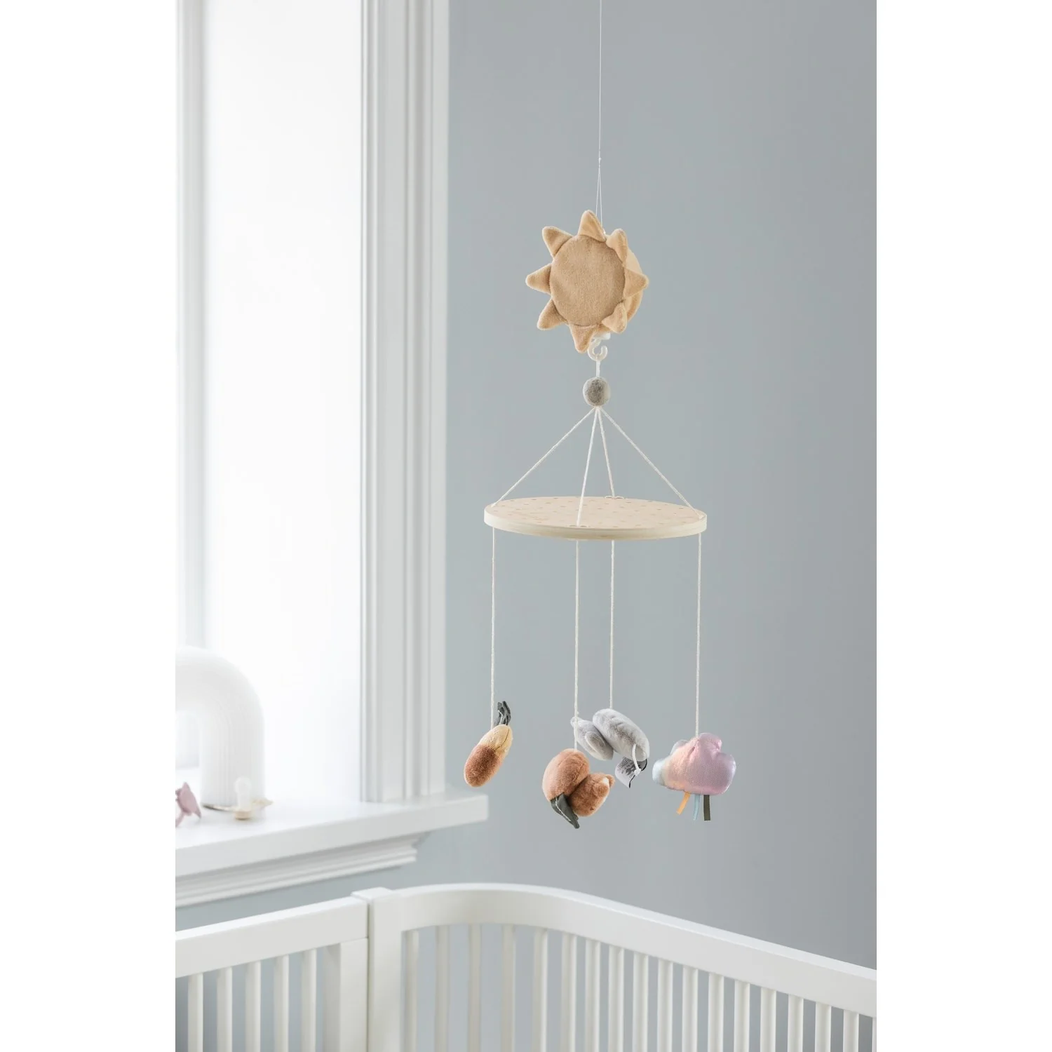 Sebra Woodland Baby Musical Mirror Mobile - Image 3