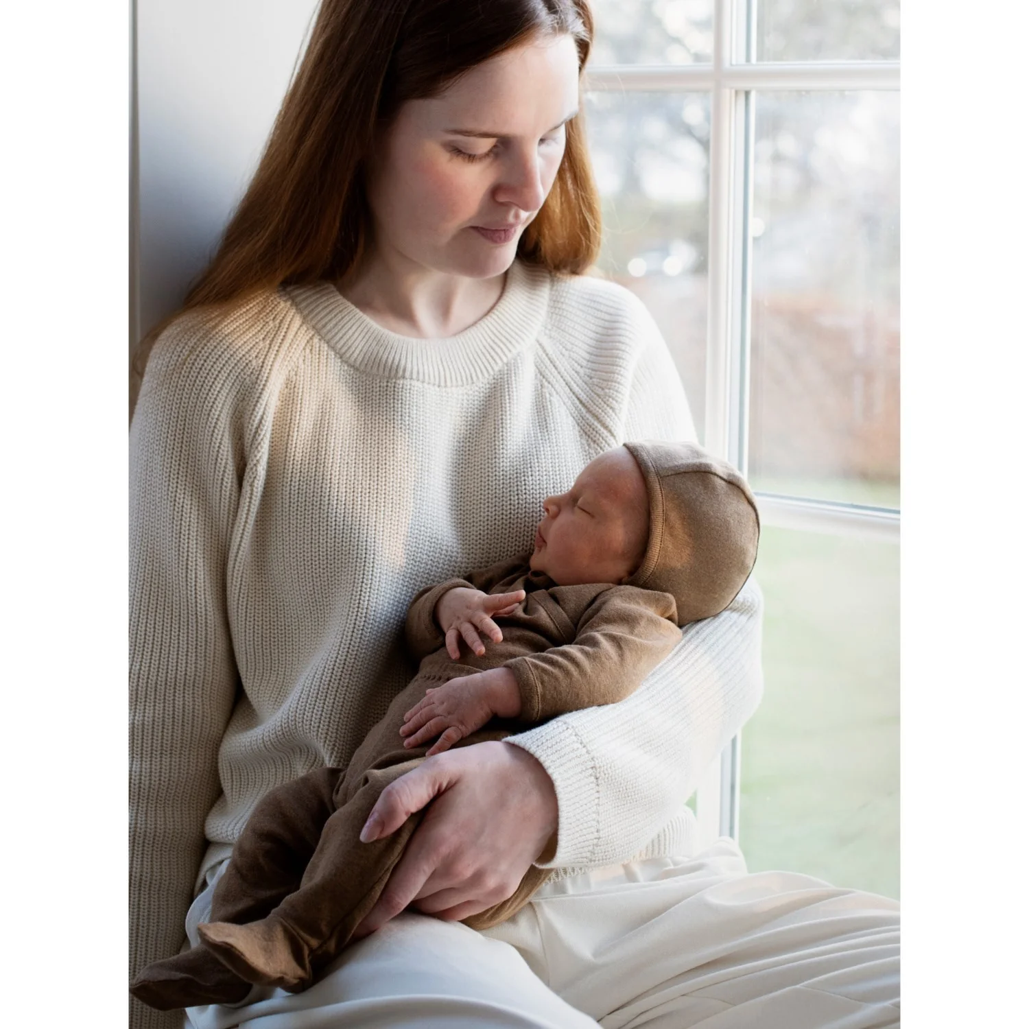 Serendipity Almond Newborn Pants - Image 2