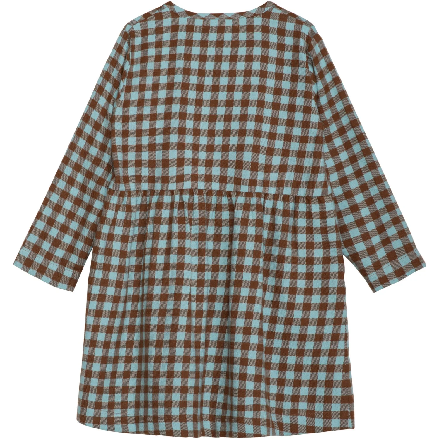 Serendipity Coffee Checks Brushed Dress - Image 4