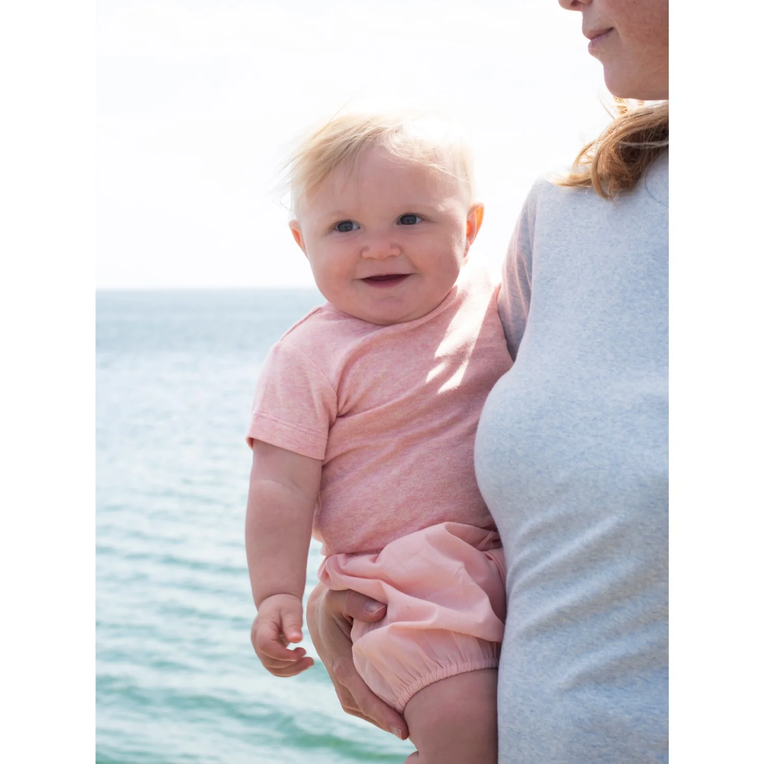 Serendipity Coral Baby Body Short Sleeve - Image 2