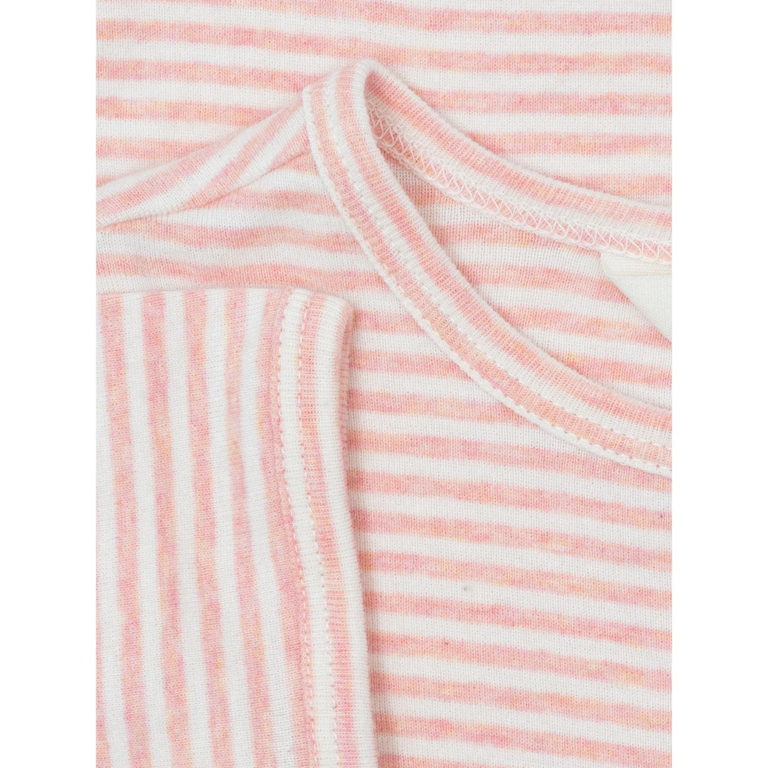 Serendipity Coral/Offwhite T-Shirt Stripe - Image 3