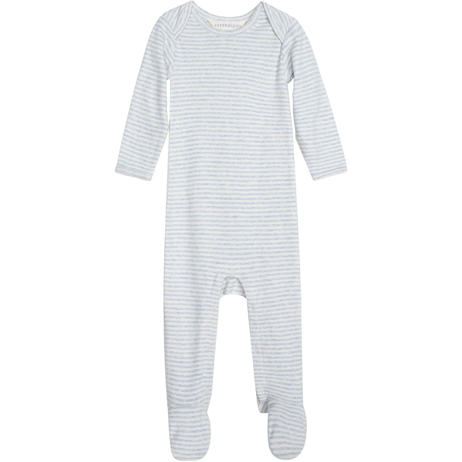 Serendipity Mist/Offwhite Baby Suit Stripe
