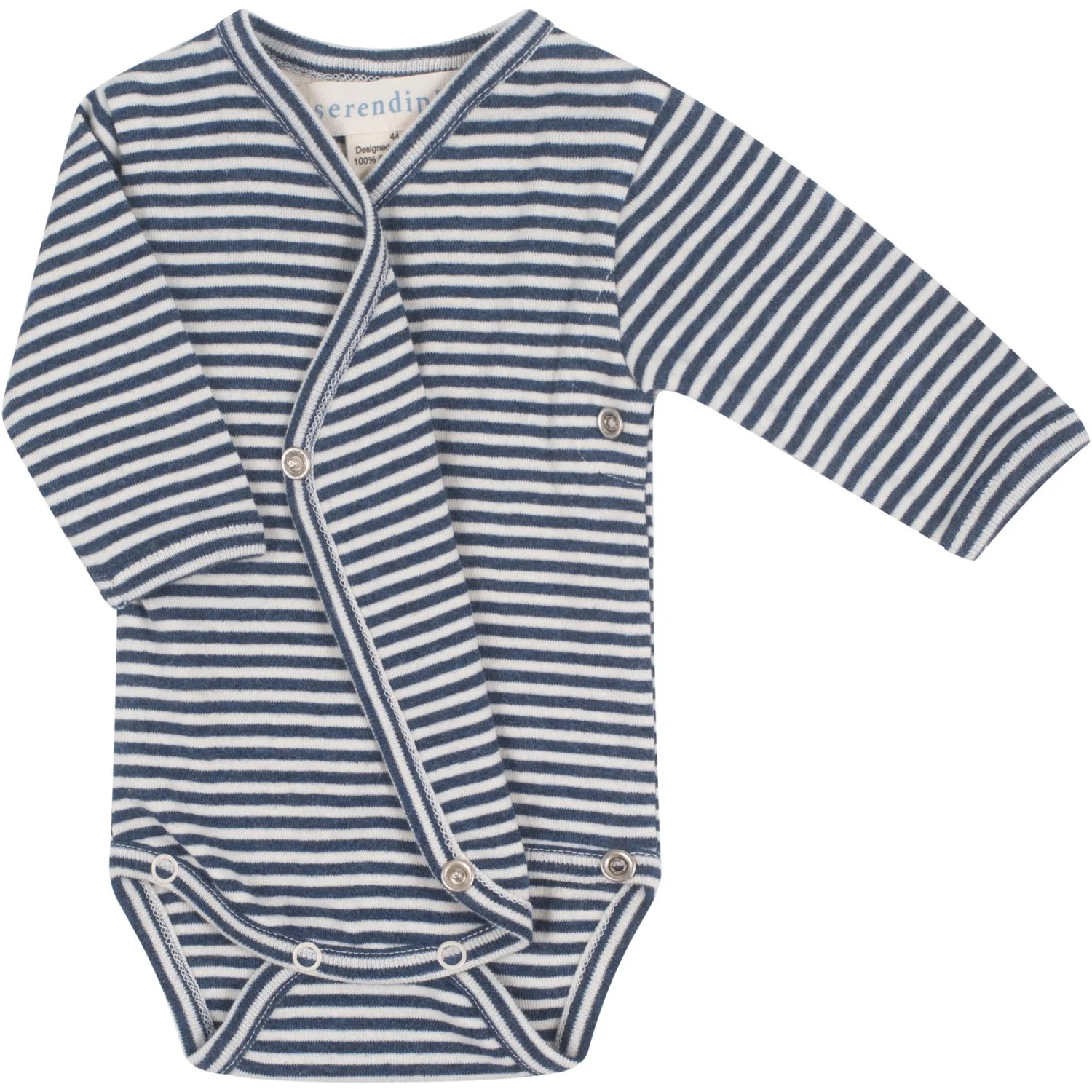 Serendipity Navy/Offwhite Newborn Wrap Body - Image 2