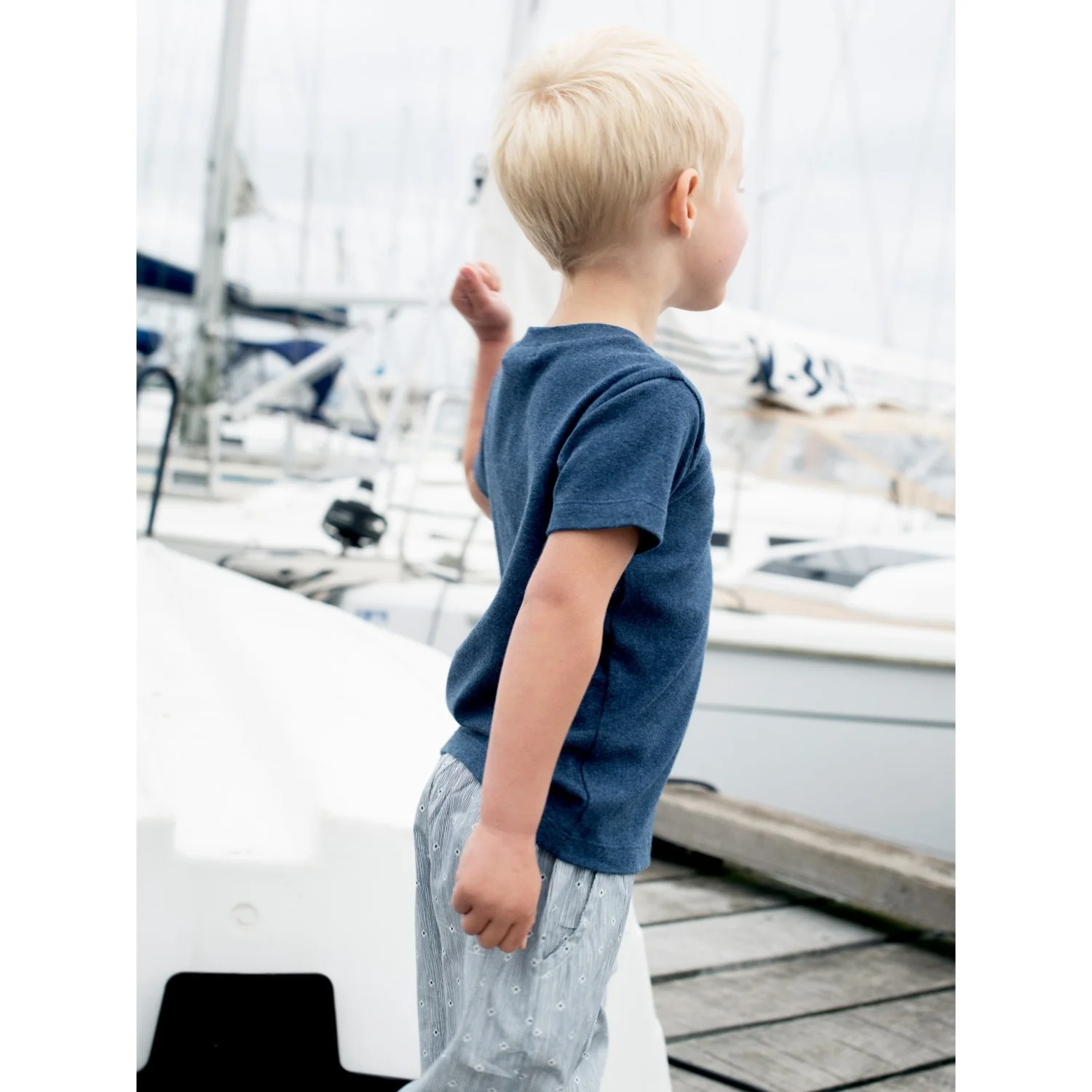 Serendipity Navy Short Sleeve T-shirt - Image 3