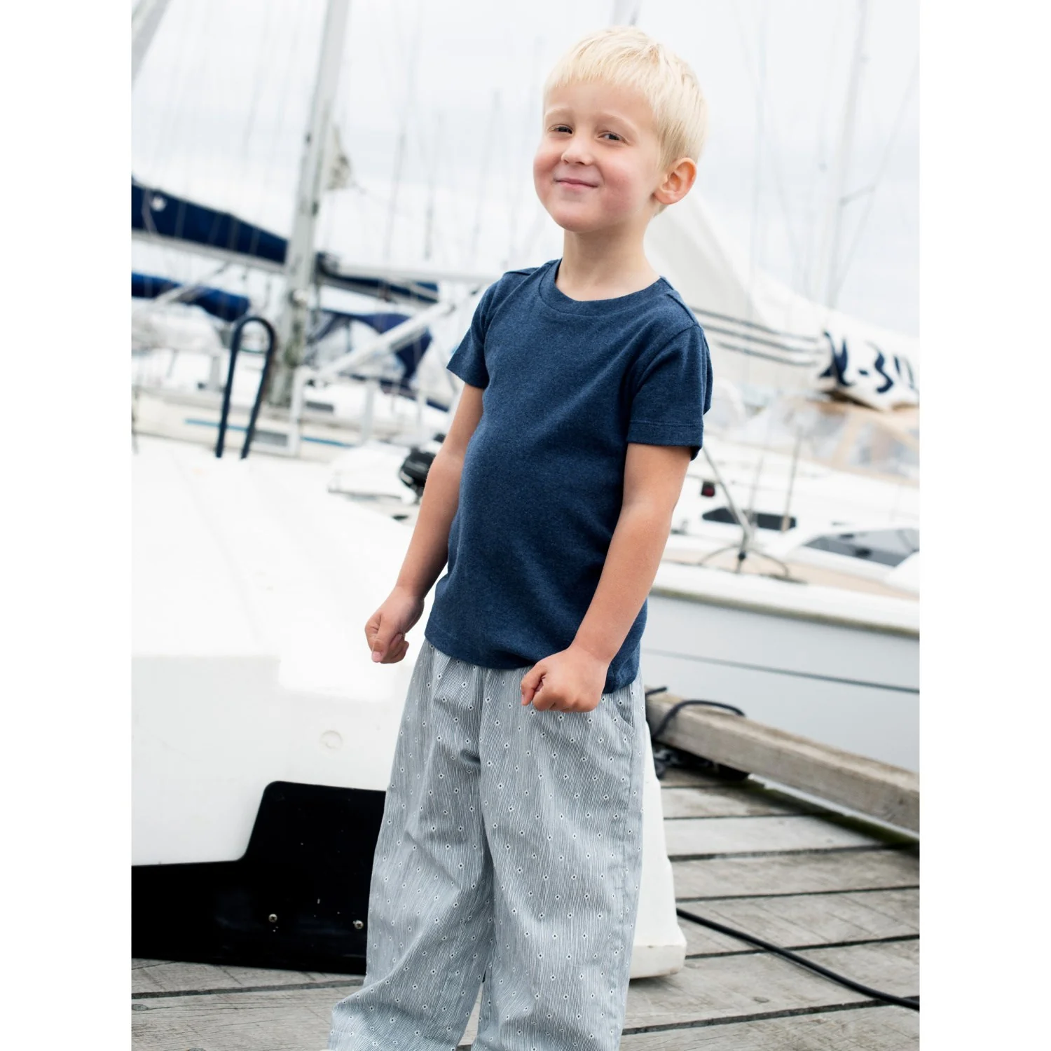 Serendipity Navy Short Sleeve T-shirt - Image 4