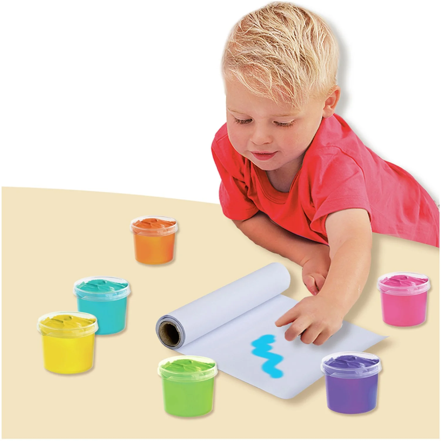 SES Creative Finger Paint Mega Set 6X110Ml - Image 2