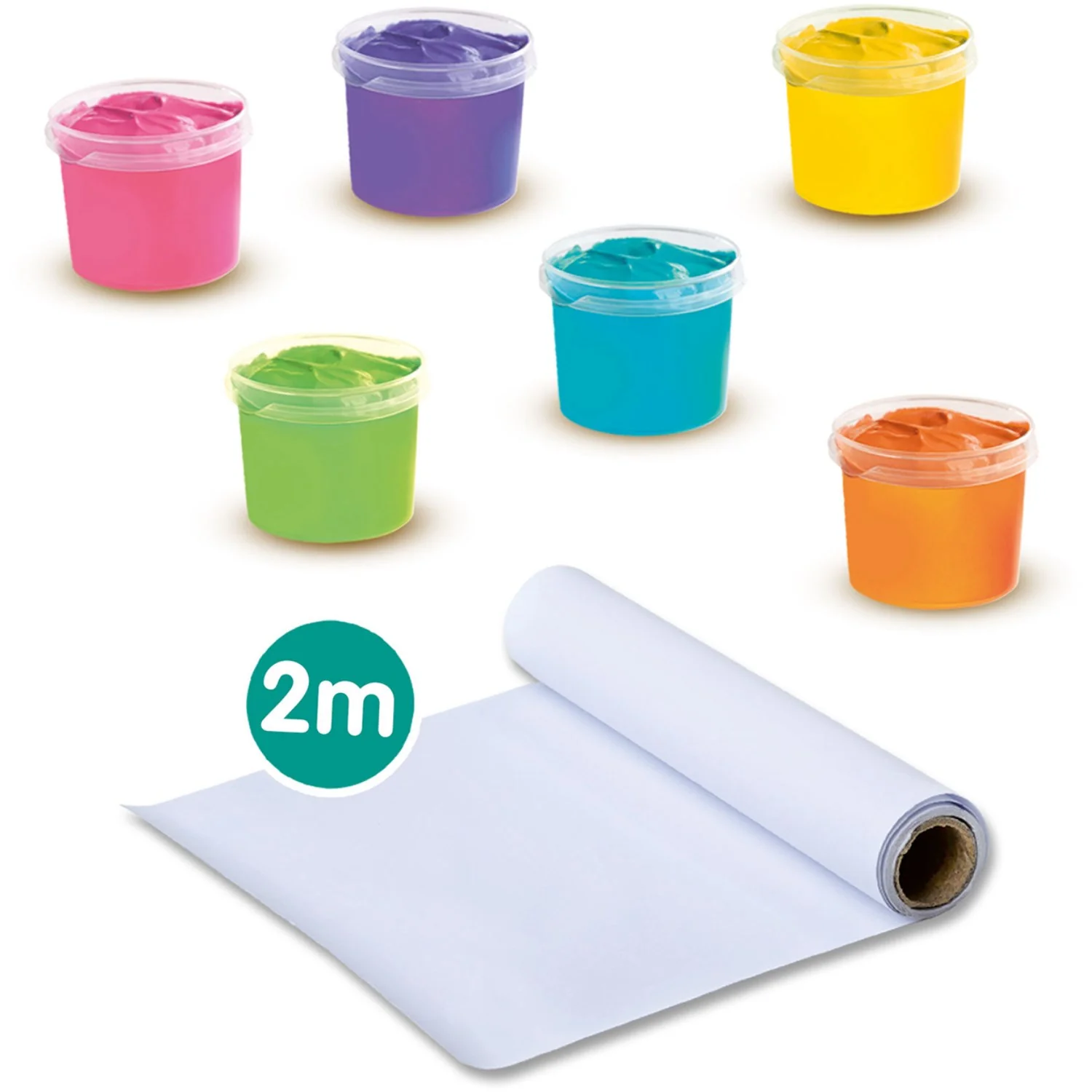 SES Creative Finger Paint Mega Set 6X110Ml - Image 4