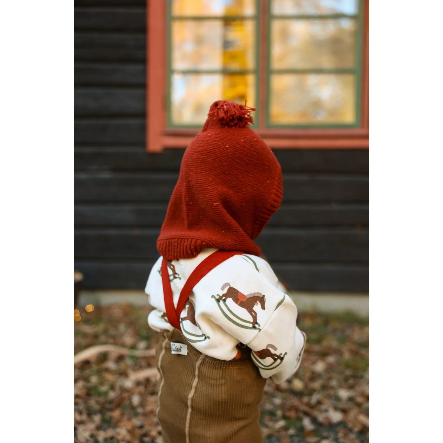 Silly Silas Acorn Brown With Maple Leaf Footed Tights Christmas Edition - Image 19