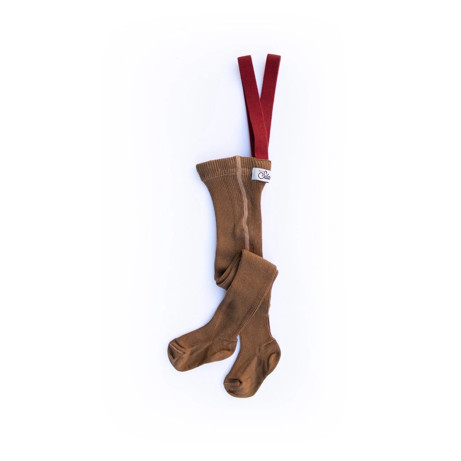 Silly Silas Acorn Brown With Maple Leaf Footed Tights Christmas Edition - Image 21