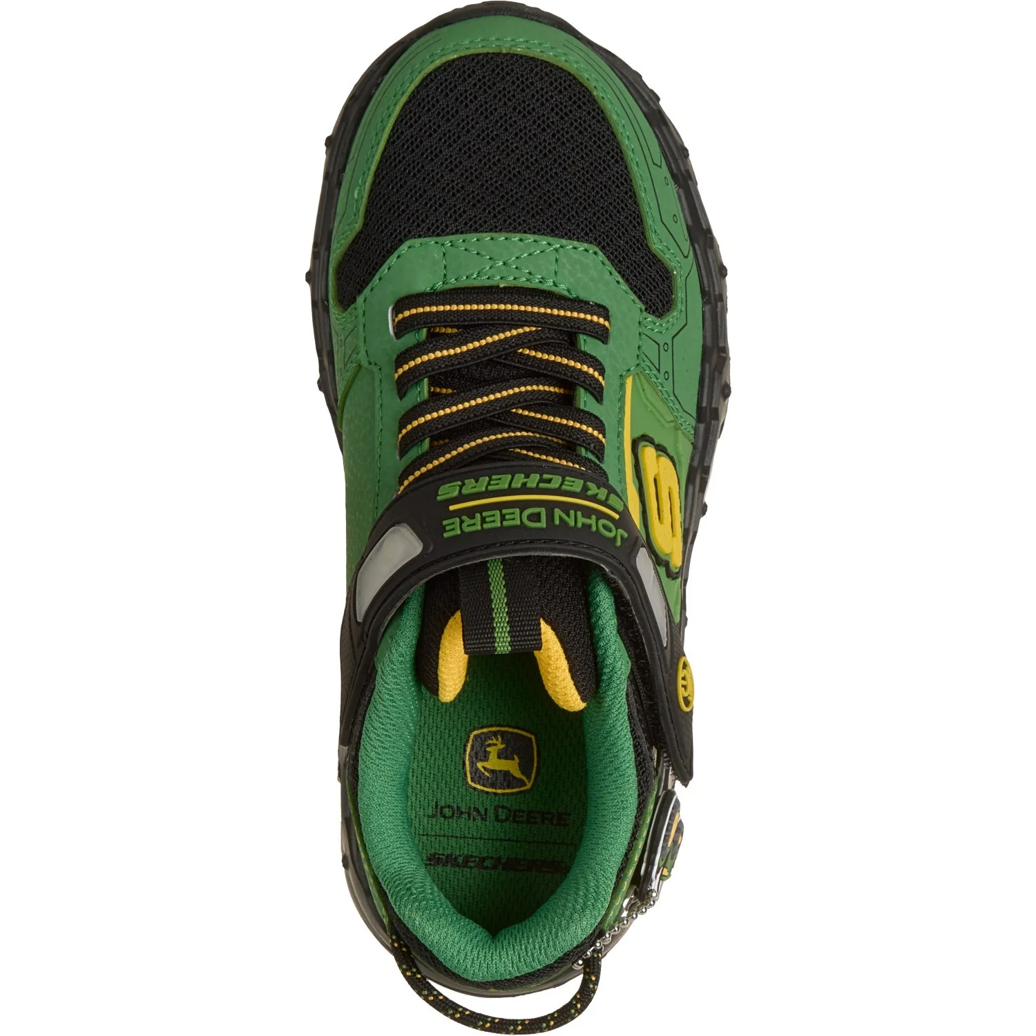 Skechers Gray John Deere Lighted Sneaker W/ Tractor Upper - Image 5